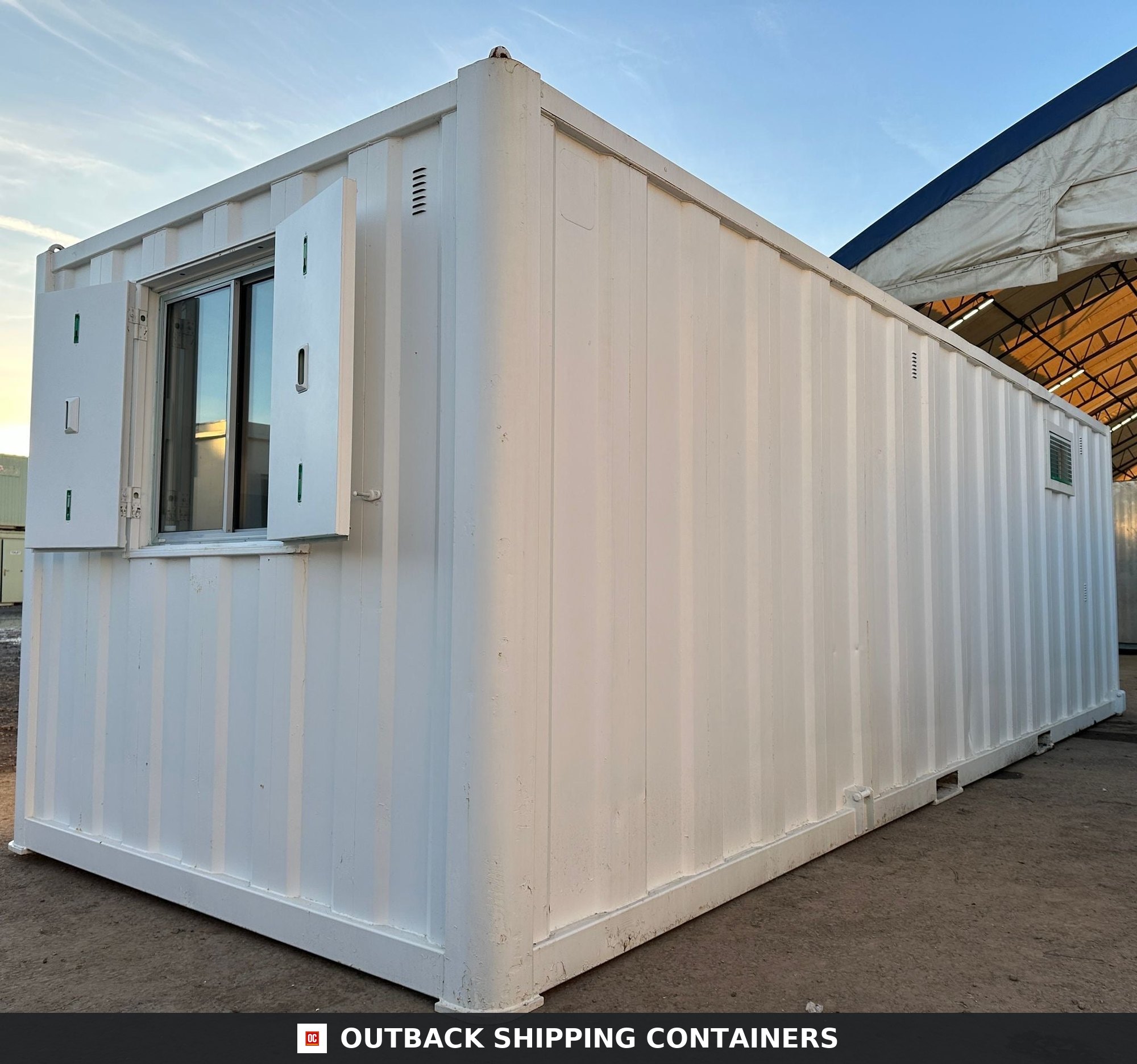 25x9ft for Sale — Interior Detail | Outback Shipping Containers 25x9ft — Static Welfare Unit — Office, Toilet, Canteen, Drying Room & Generator 6KVA — Welfare — Anti-Vandal — Building Site Accommodation — Portable Anti-Vandal - image 5
