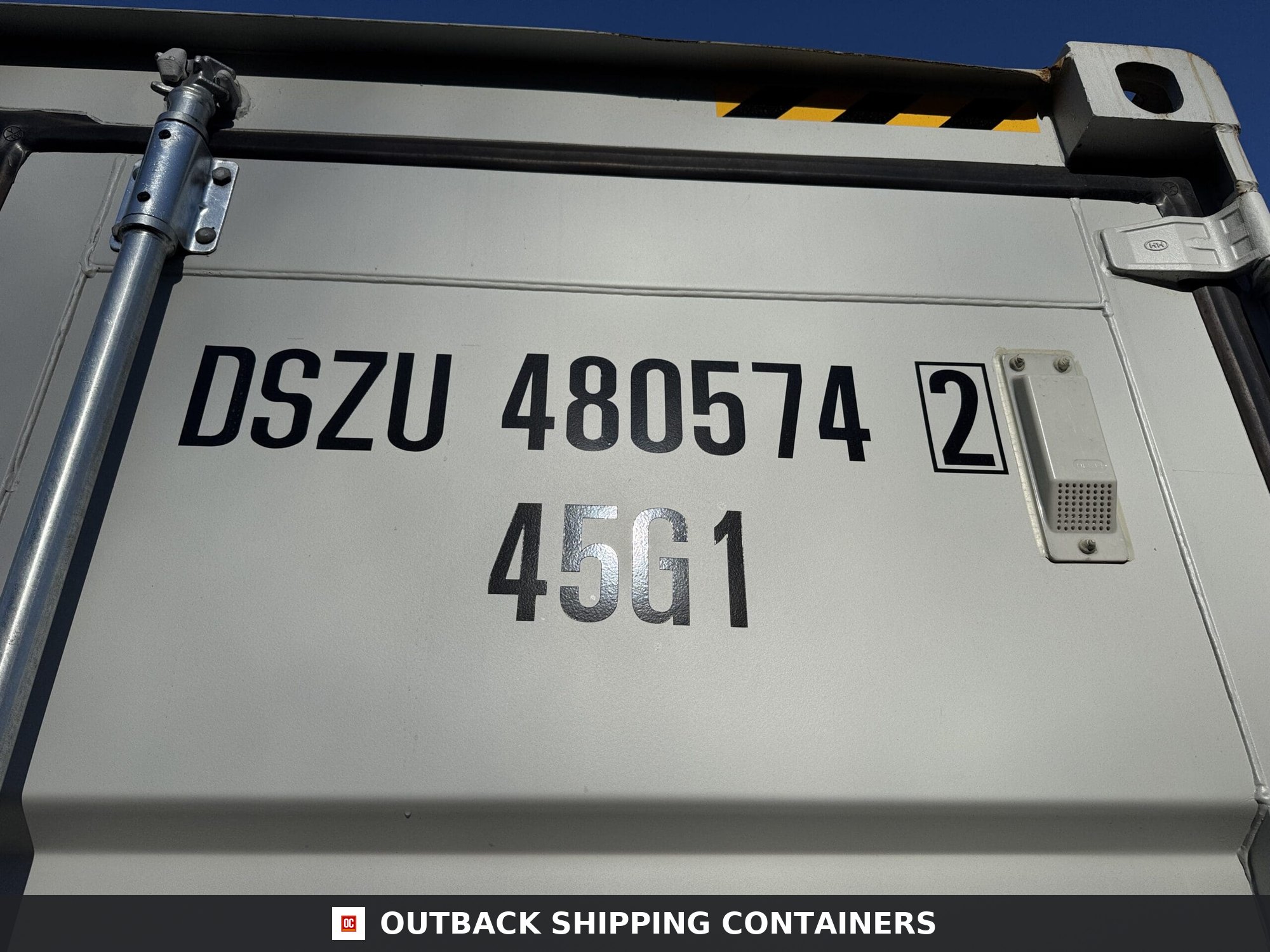 40ft New High Cube Shipping Container – Wind & Watertight – Lt Gray — 40ft — new (image 2 of 12)