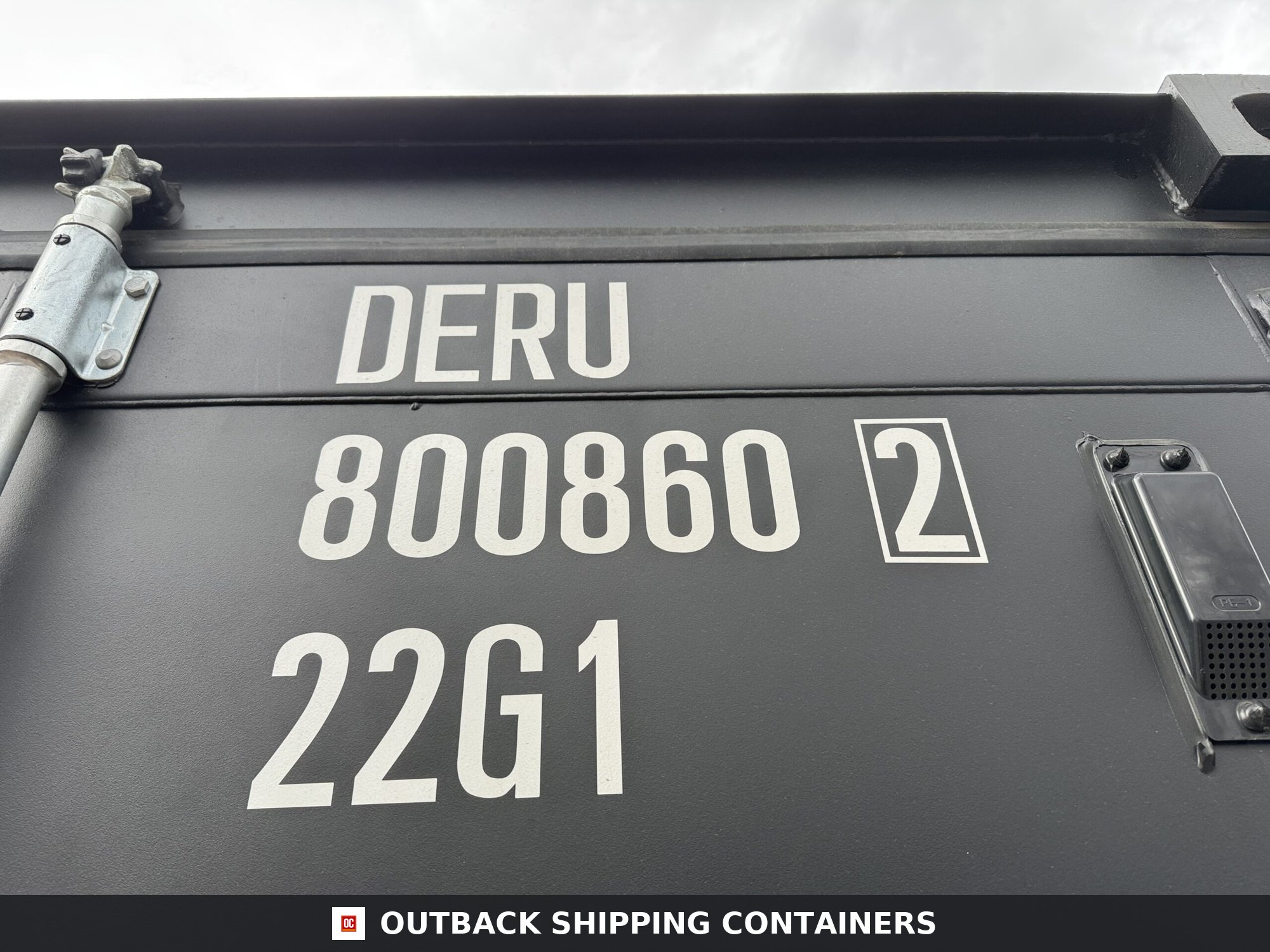 20ft New Shipping Container – Wind & Watertight – Black — 20ft — new (image 2 of 12)