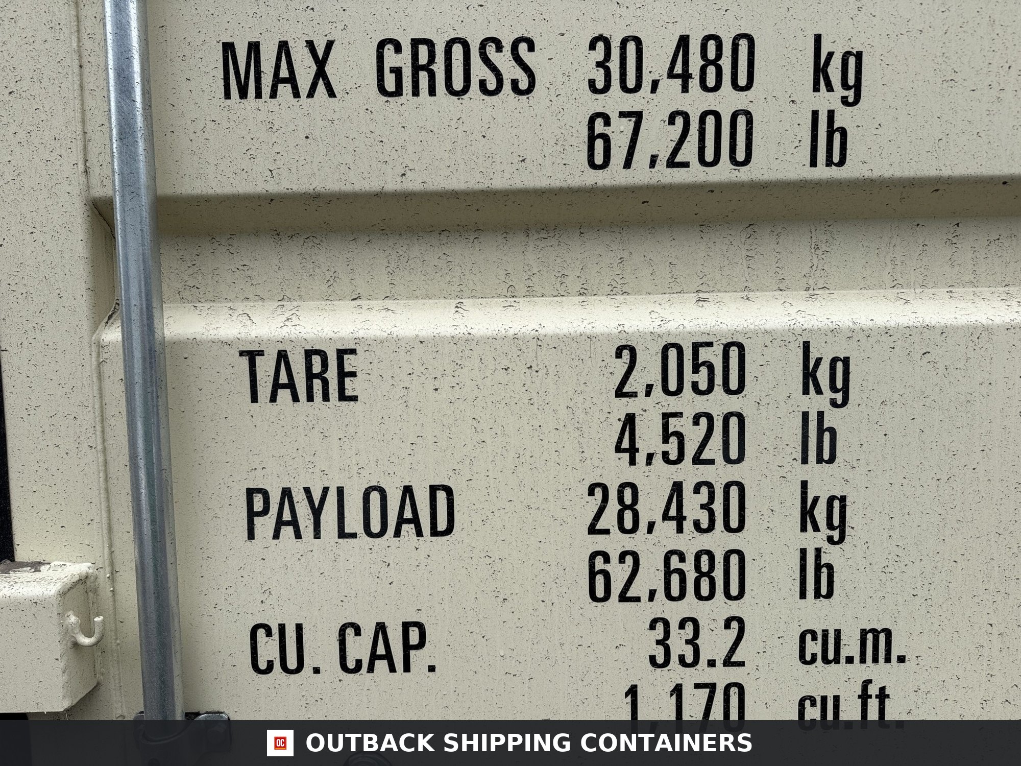 20ft New Shipping Container – Wind & Watertight – Beige — 20ft — new (image 8 of 12)