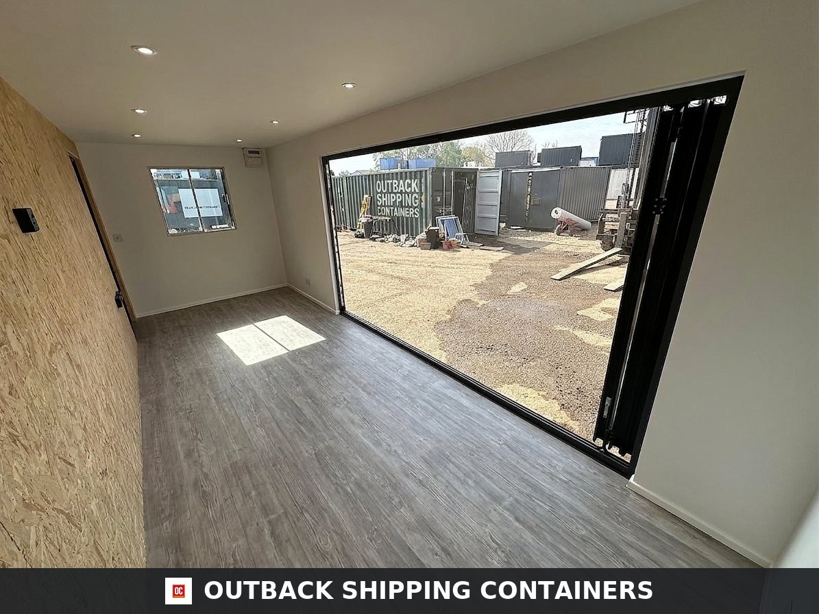 21x8ft for Sale — Side Profile View | Outback Shipping Containers 21x8ft — CUSTOM Cabin — image 2 of 15