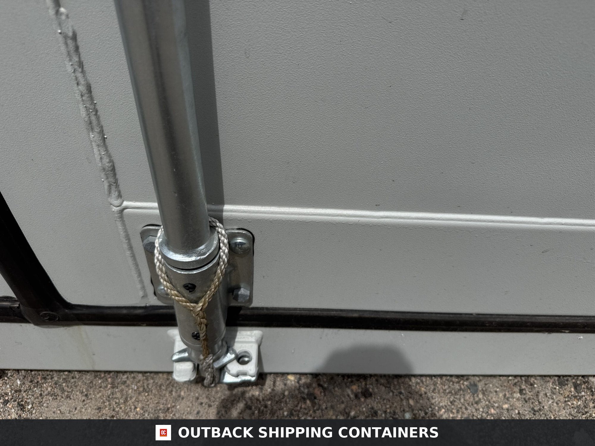 20ft New Shipping Container – Wind & Watertight – Gray — 20ft — new (image 7 of 12)