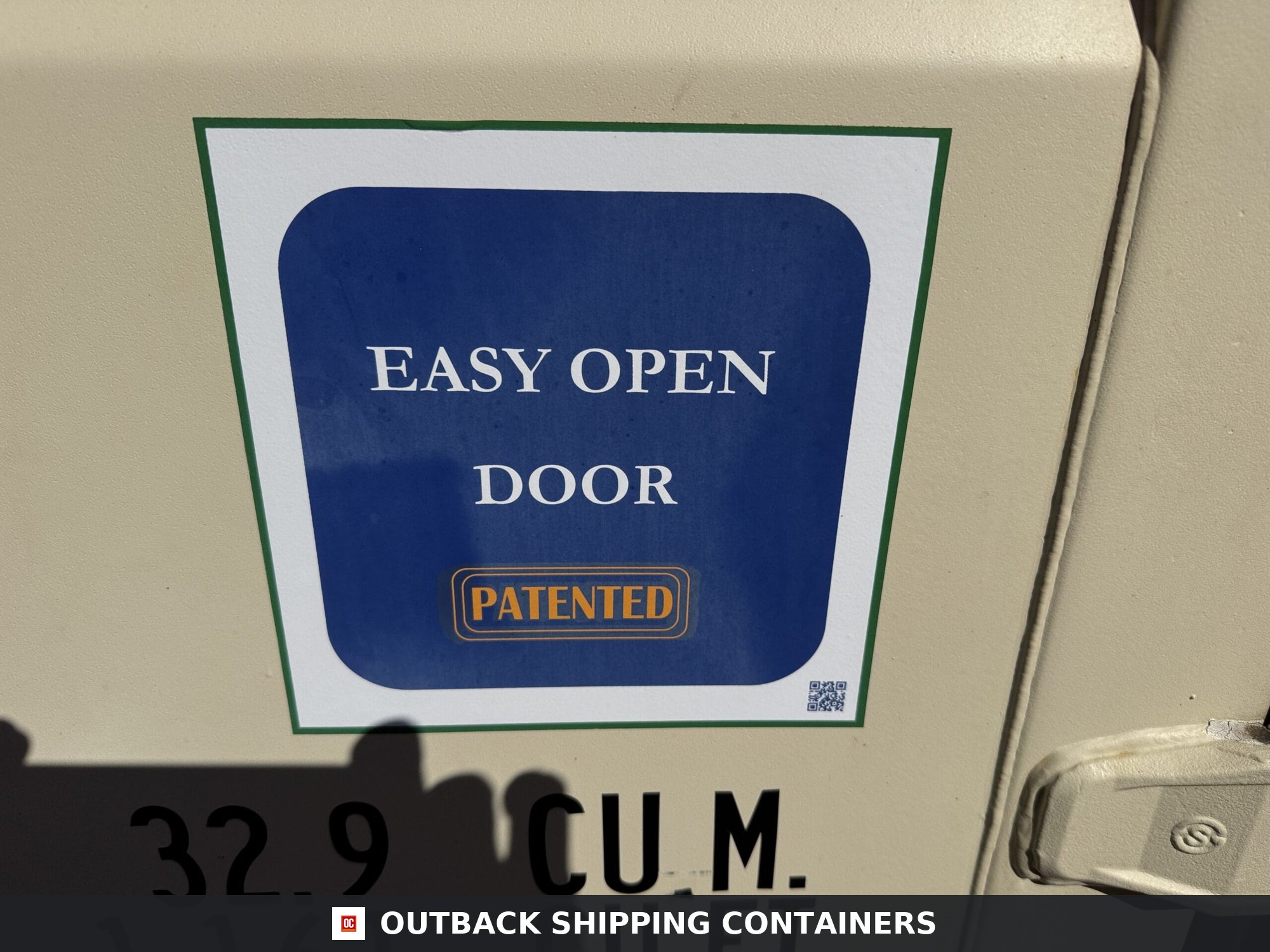 20ft Used Shipping Container – Wind & Watertight – Beige — 20ft — used (image 8 of 12)