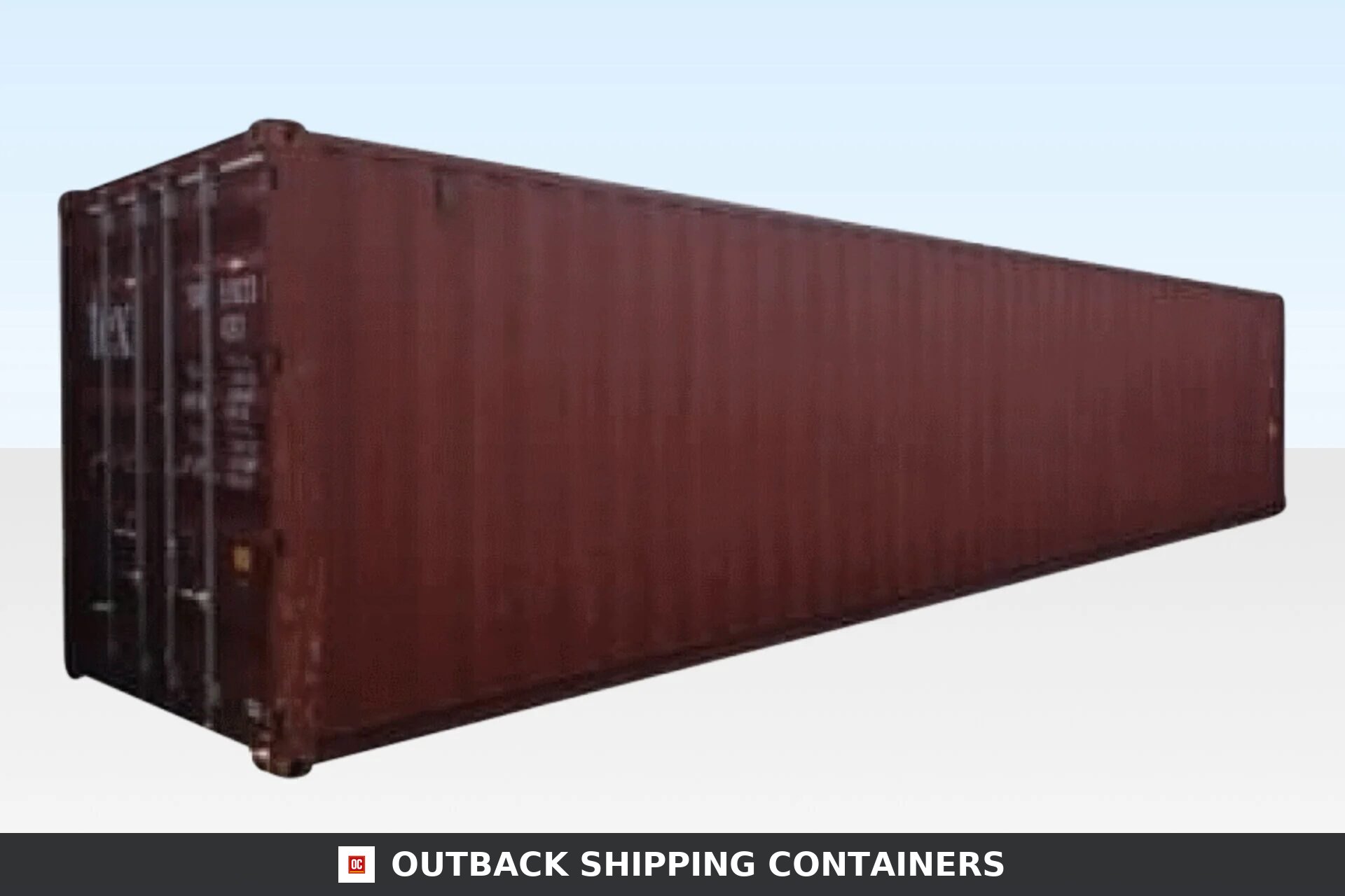 40Ft X 8Ft Used Cargo-Worthy Dry Van — Outback Shipping Containers storage container