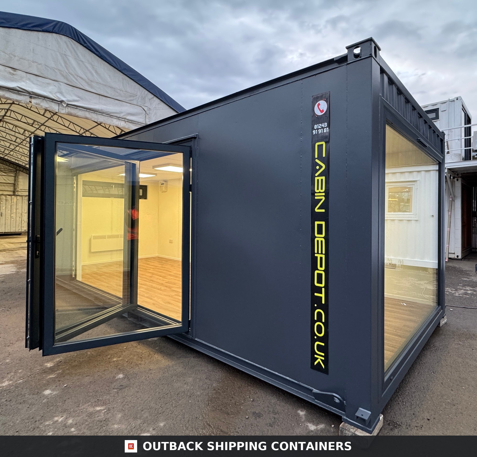 24x9ft for Sale — Roof and Structural Detail | Outback Shipping Containers 2 3 4 24x9ft — CUSTOM Cabin — image 9 of 15