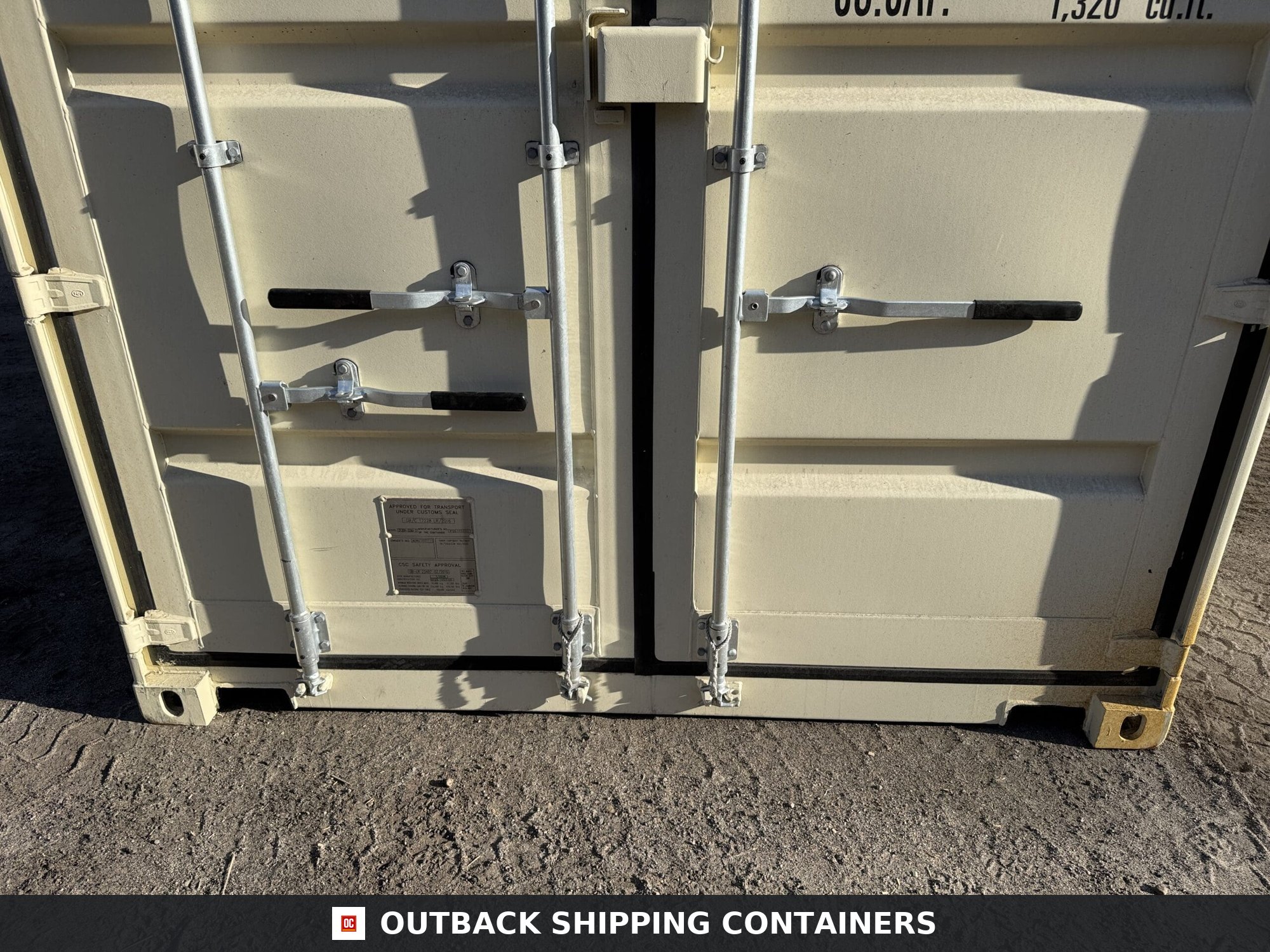 20ft New High Cube Shipping Container – Wind & Watertight – Beige — 20ft — new (image 6 of 12)