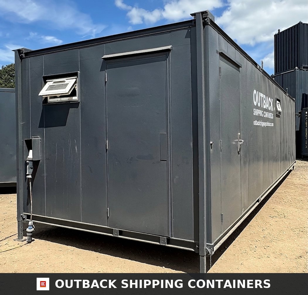 32 x 10 ft for Sale — Interior View | Outback Shipping Containers 32 x 10 ft — 6+1 Toilet Block — Anti-Vandal Portable Toilet Block — No 1070 — product gallery image 4 of 19