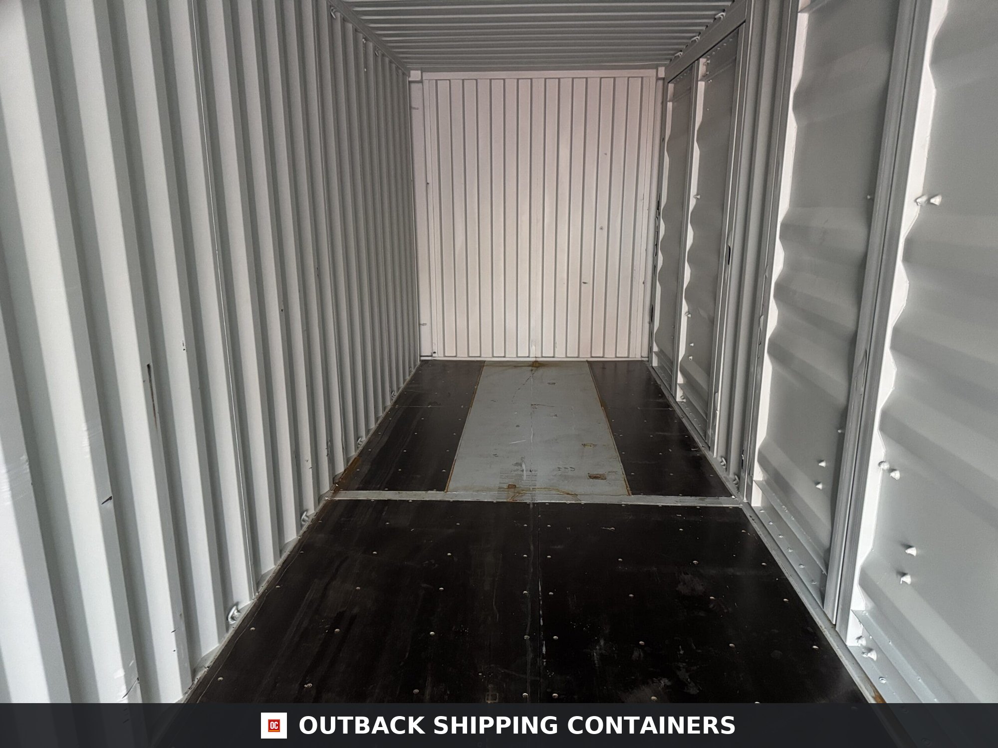 40ft New High Cube Shipping Container – Wind & Watertight – Gray — 40ft — new (image 7 of 12)