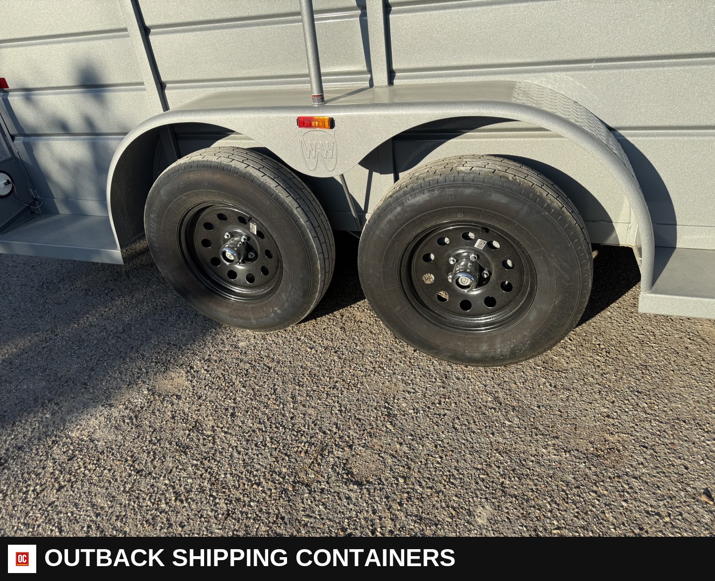 2026 W-W Trailer AA 5X14 Stock / Stock Combo Trailer — Center Divider Gate | Outback Shipping Containers 2026 W-W Trailer AA 5X14 Stock / Stock Combo Trailer for sale — center divider gate