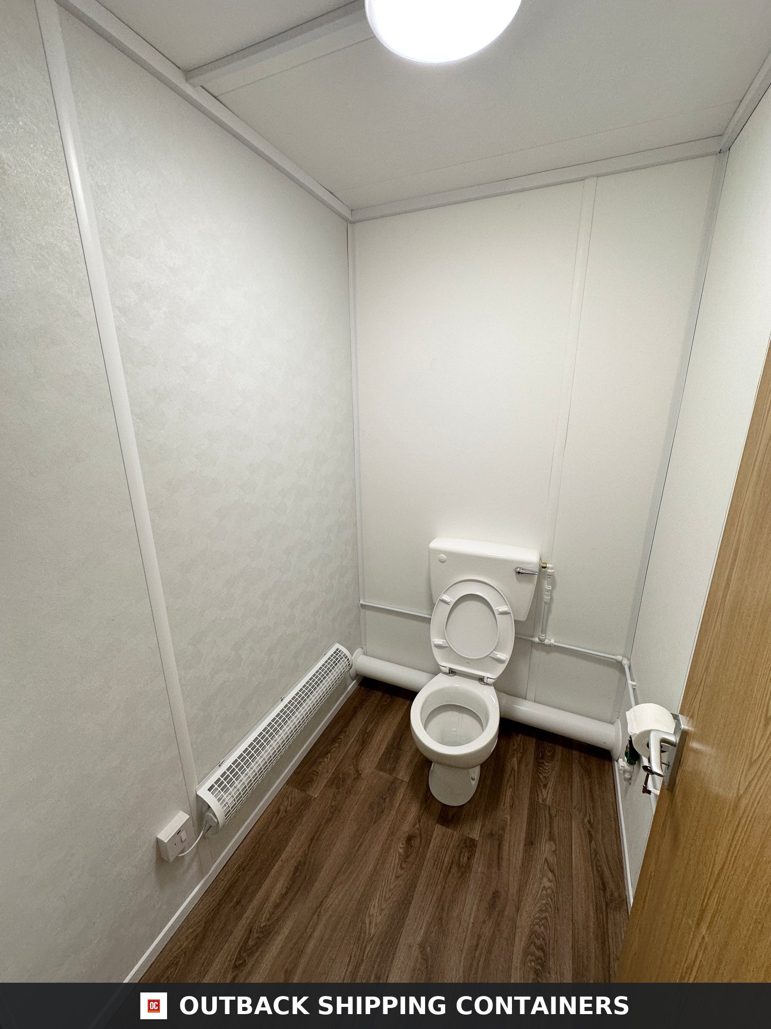 CUSTOM for Sale — Interior View | Outback Shipping Containers CUSTOM — 32 x 10 ft Cabin — Office/Canteen — Kitchenette — 1+1 WC/Wash Room — No 718 — product gallery image 4 of 25