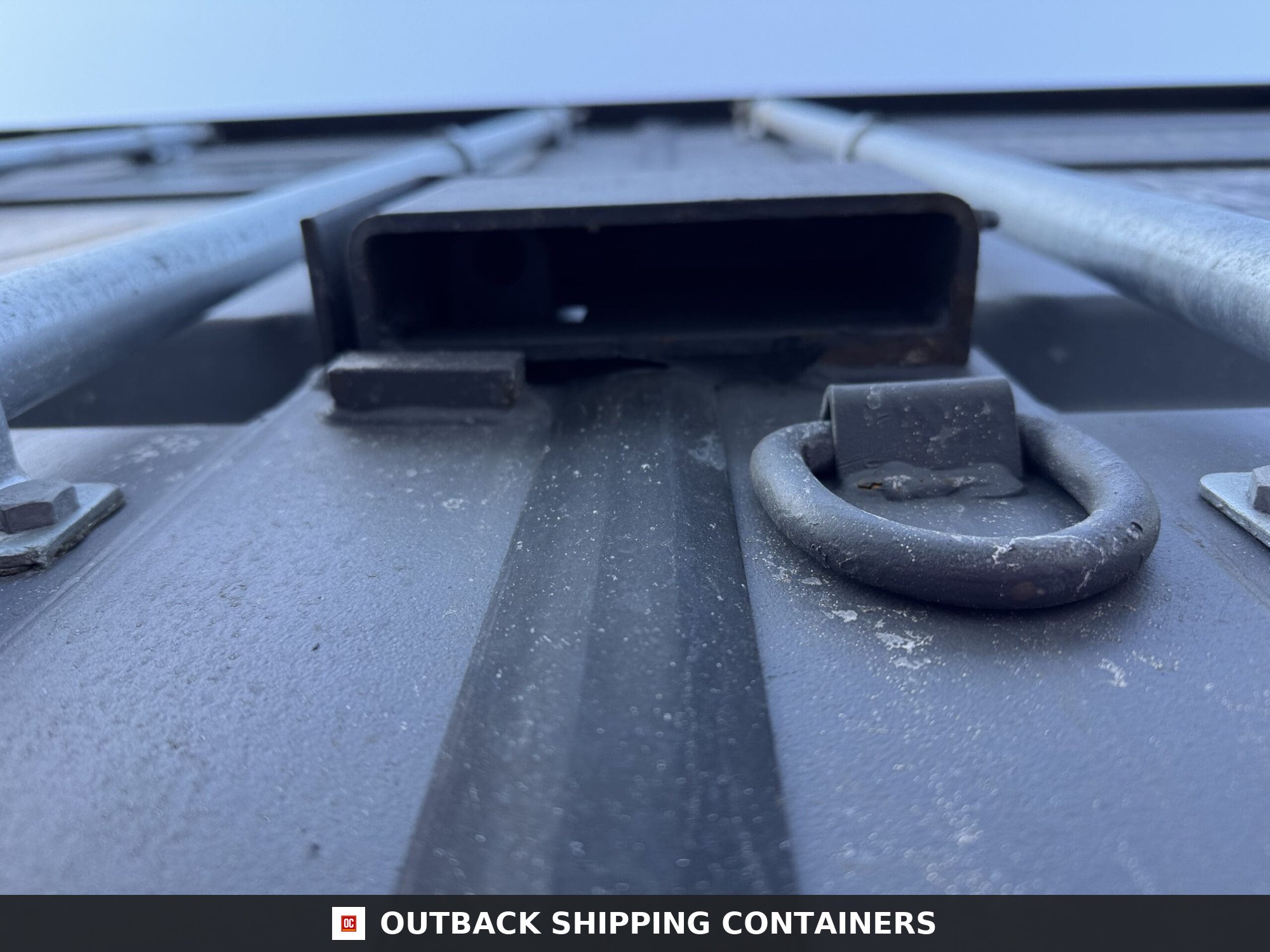 40ft New High Cube Shipping Container – Wind & Watertight – Gray — 40ft — new (image 6 of 12)