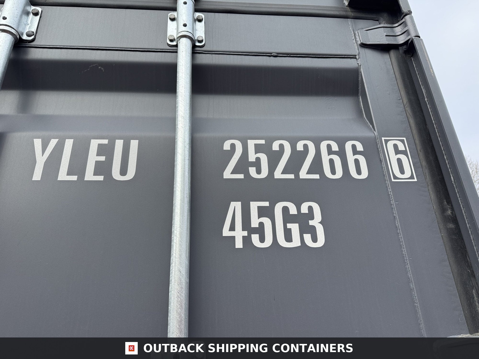40ft New High Cube Shipping Container – Wind & Watertight – Dk Gray — 40ft — new (image 2 of 12)