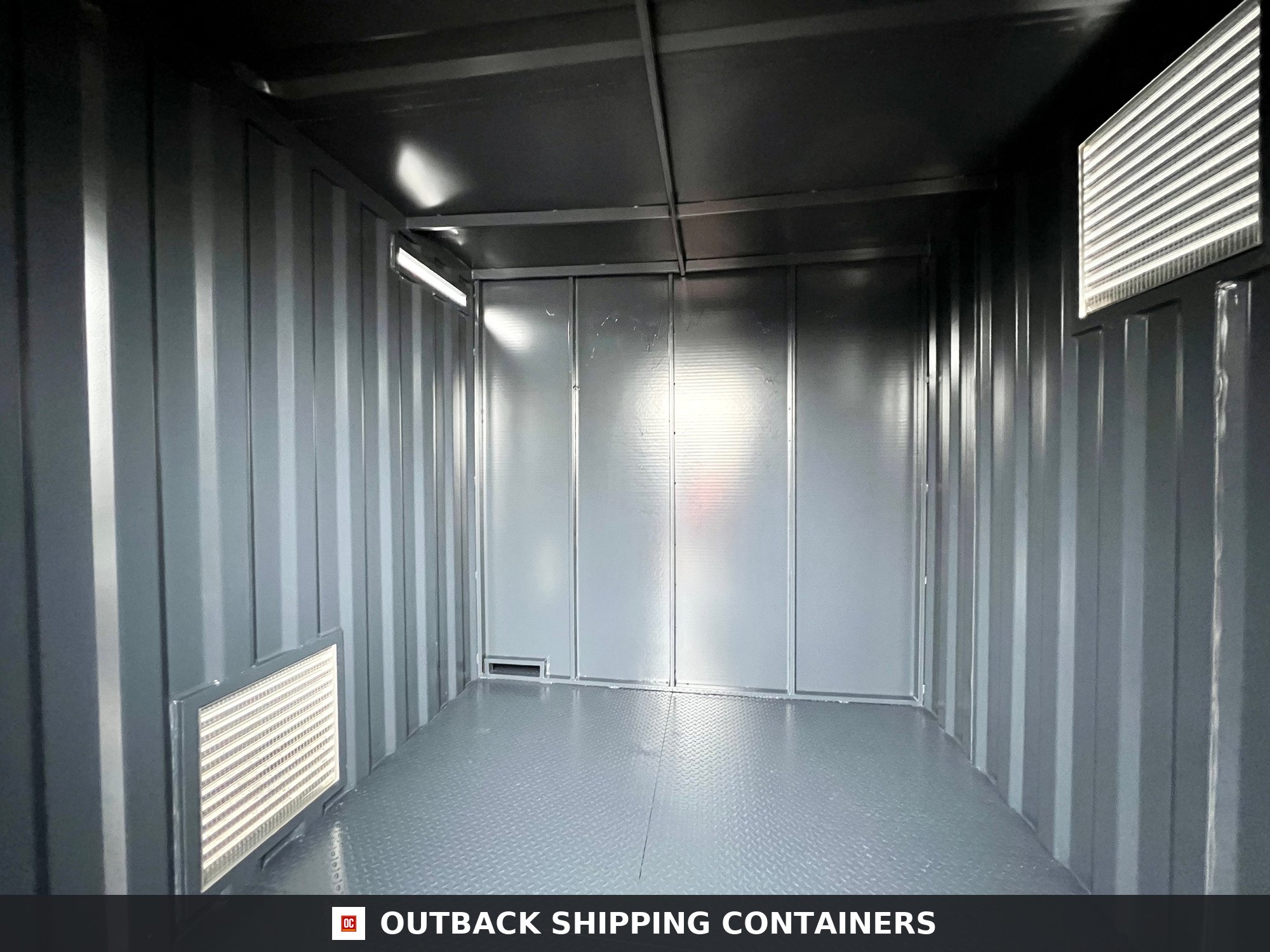 No 769 21X8FT for Sale — Interior Detail | Outback Shipping Containers CD-753 No 769 — 21 x 8 ft — Gas Storage Container — Steel Secure St — angle 5