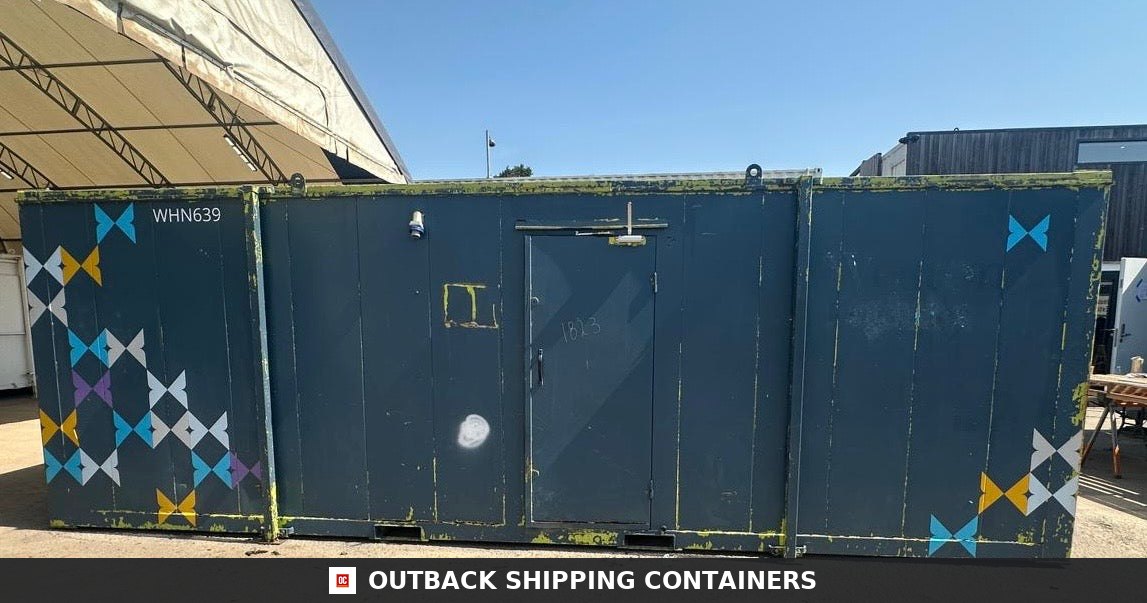 24x9ft for Sale — Roof and Structural Detail | Outback Shipping Containers 24x9ft — Office / Canteen — Building Site Accommodation — Portable Anti-Vandal - image 9