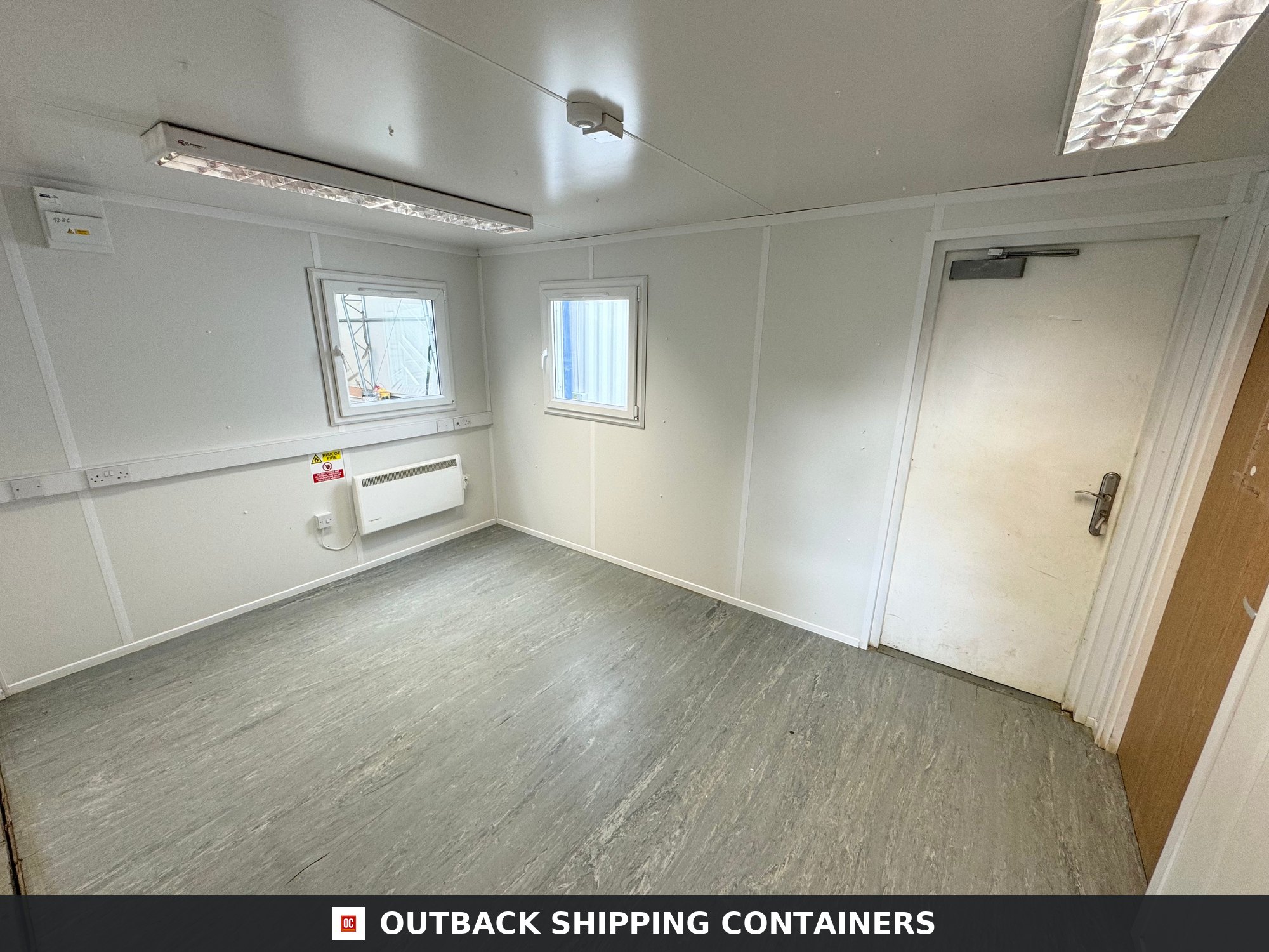 Modular Building 2 Bay for Sale — Three-Quarter Angle View | Outback Shipping Containers Modular Building 2 Bay — 24x20ft — Portable Building - image 3