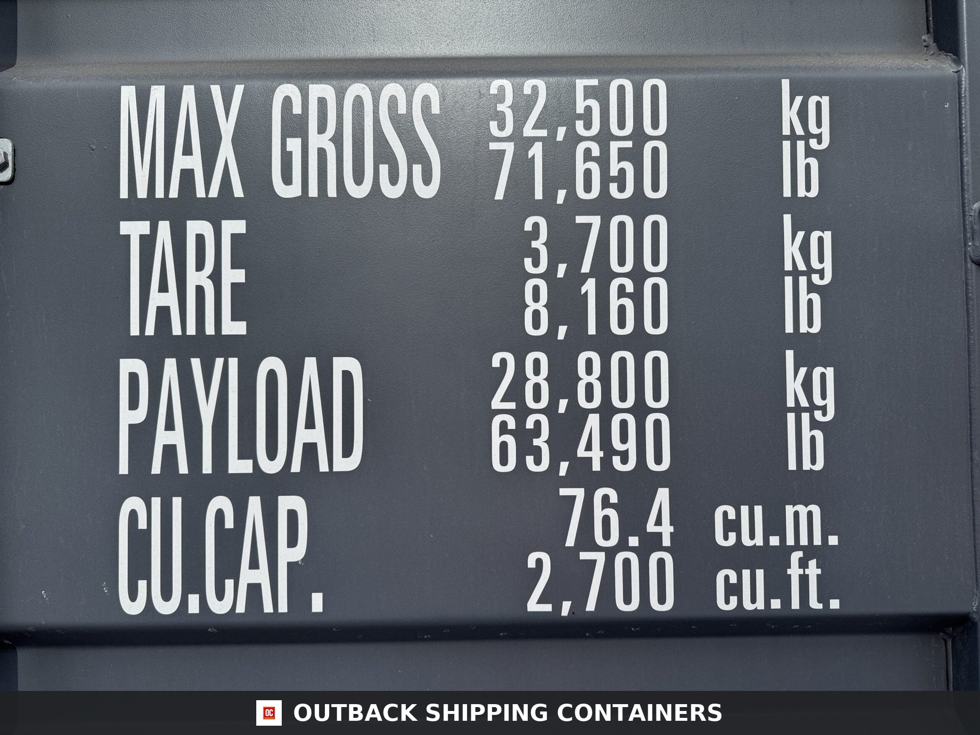 40ft New High Cube Shipping Container – Wind & Watertight – Gray — 40ft — new (image 4 of 12)
