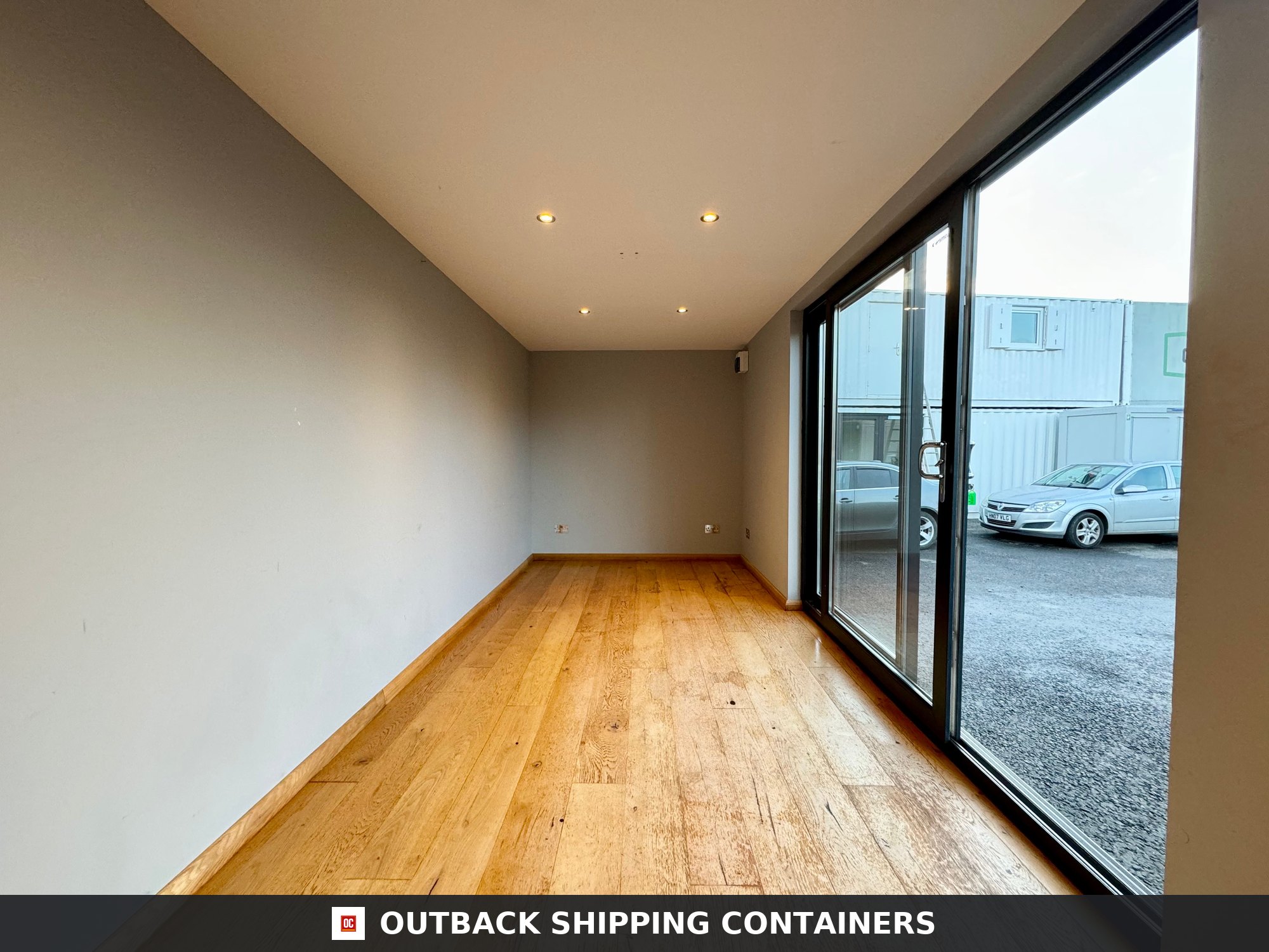 20x8ft for Sale — Roof and Structural Detail | Outback Shipping Containers 2 CD-1064 20x8ft — CUSTOM SHIPPING CONTAINER CONVERSION — Portable Bui — angle 8