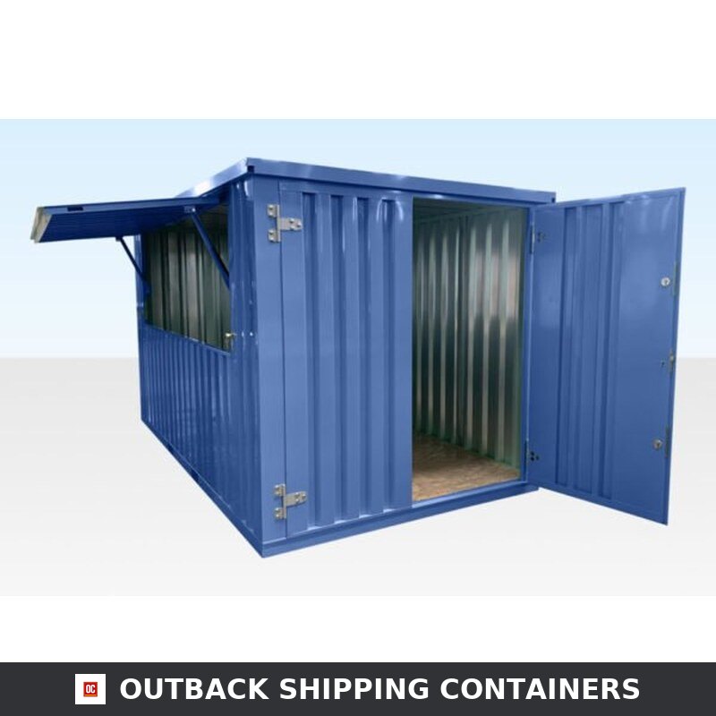 4M Flat Pack Kiosk — Outback Shipping Containers storage container