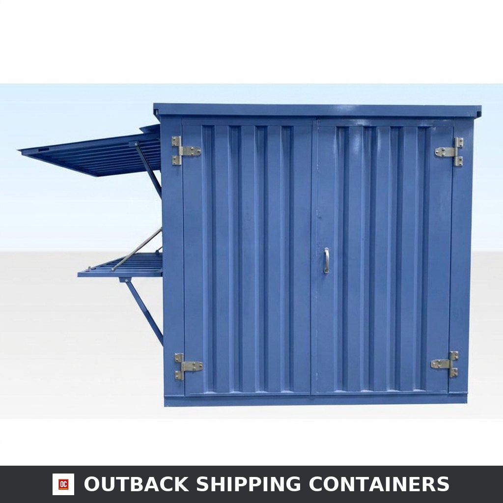 4M Flat Pack Kiosk — new — storage containers (image 4 of 4)