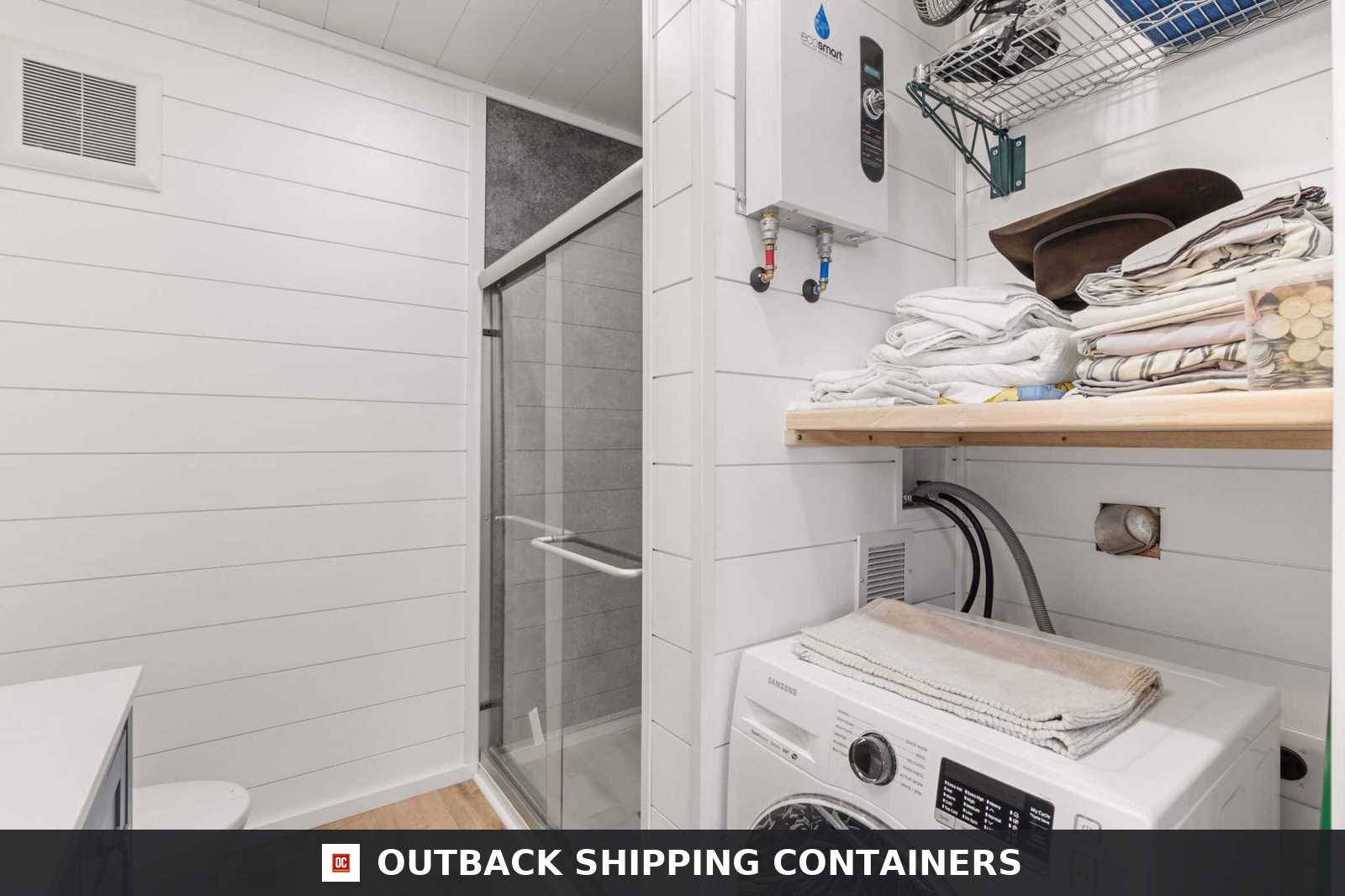 The Luke | 1 Bedroom Shipping Container Home | 40FT + 20FT Luxury — Rear Exterior View The Luke | 1 Bedroom Shipping Container Home | 40FT + 20FT Luxury Container House — 20ft — new (image 4 of 12)