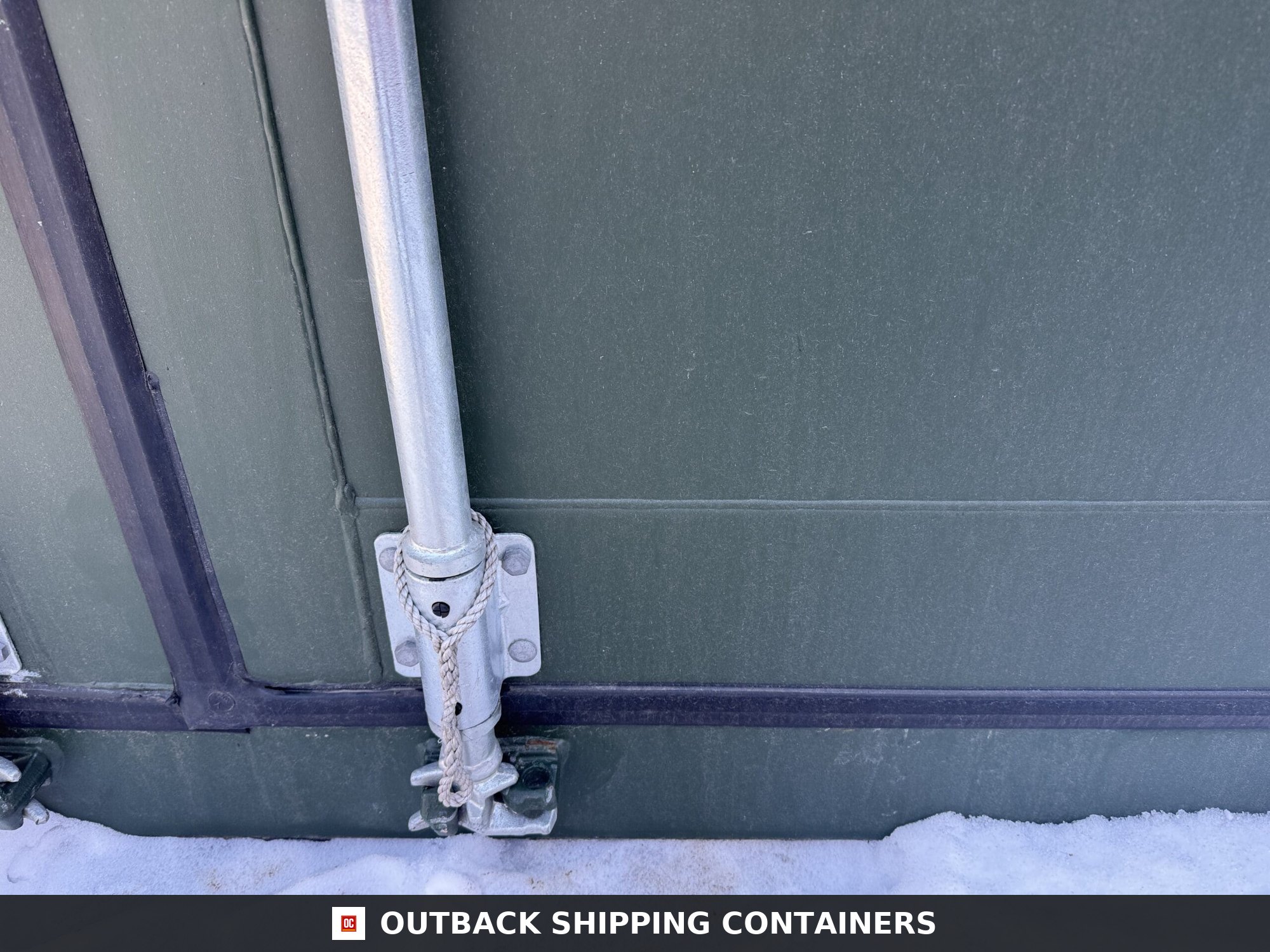 40ft New High Cube Shipping Container – Wind & Watertight – Green — 40ft — new (image 7 of 12)
