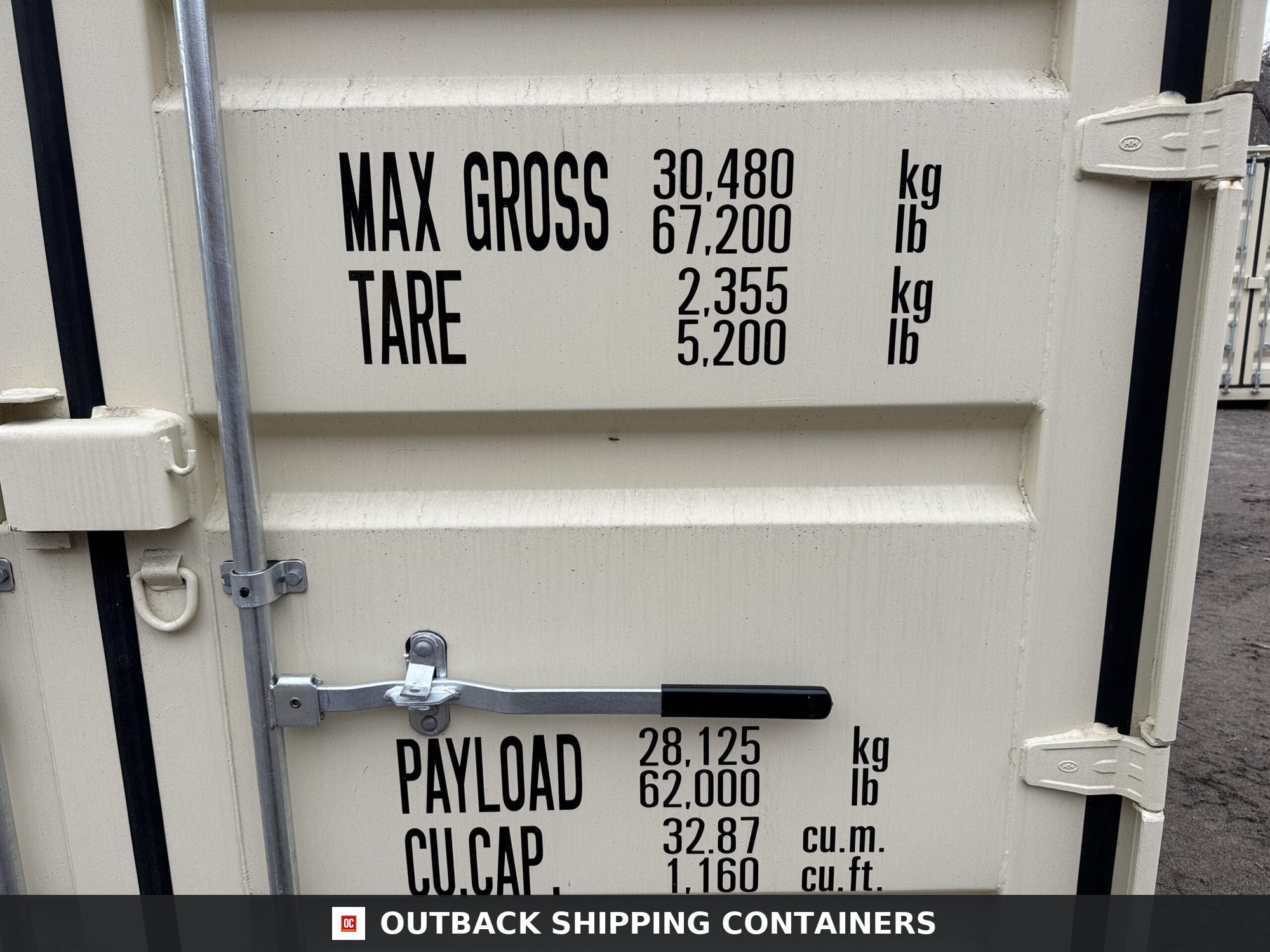 20ft New Shipping Container – Wind & Watertight – Beige — 20ft — new (image 4 of 12)