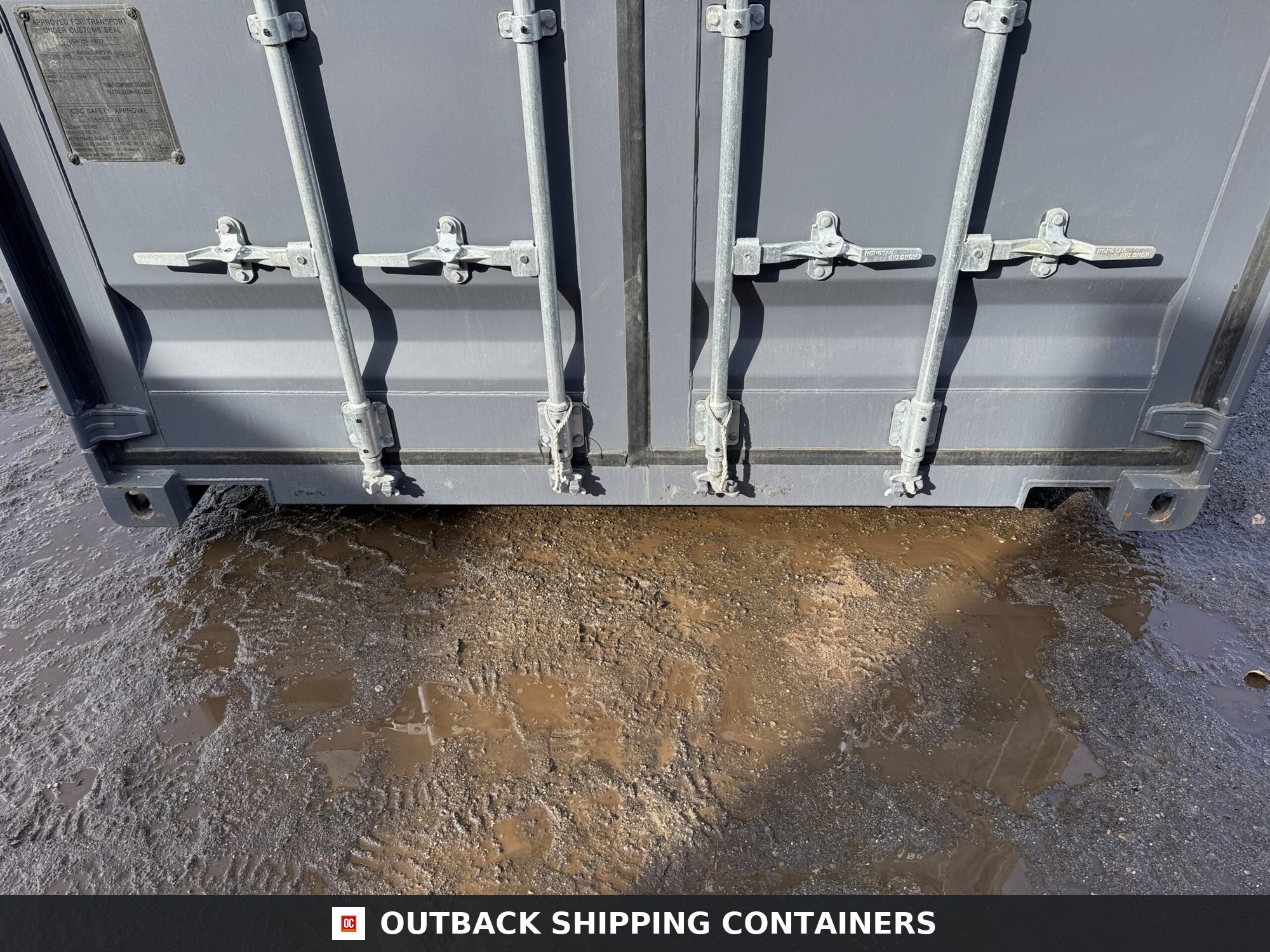 40ft New High Cube Shipping Container – Wind & Watertight – Dk Gray — 40ft — new (image 6 of 12)