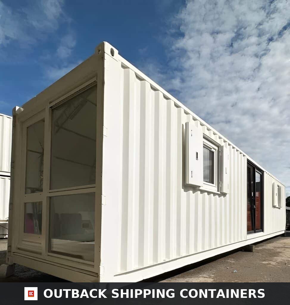 Converted 40ft Shipping Container | Open Plan Office | Portable Container Building — 40ft — new (image 1 of 13)