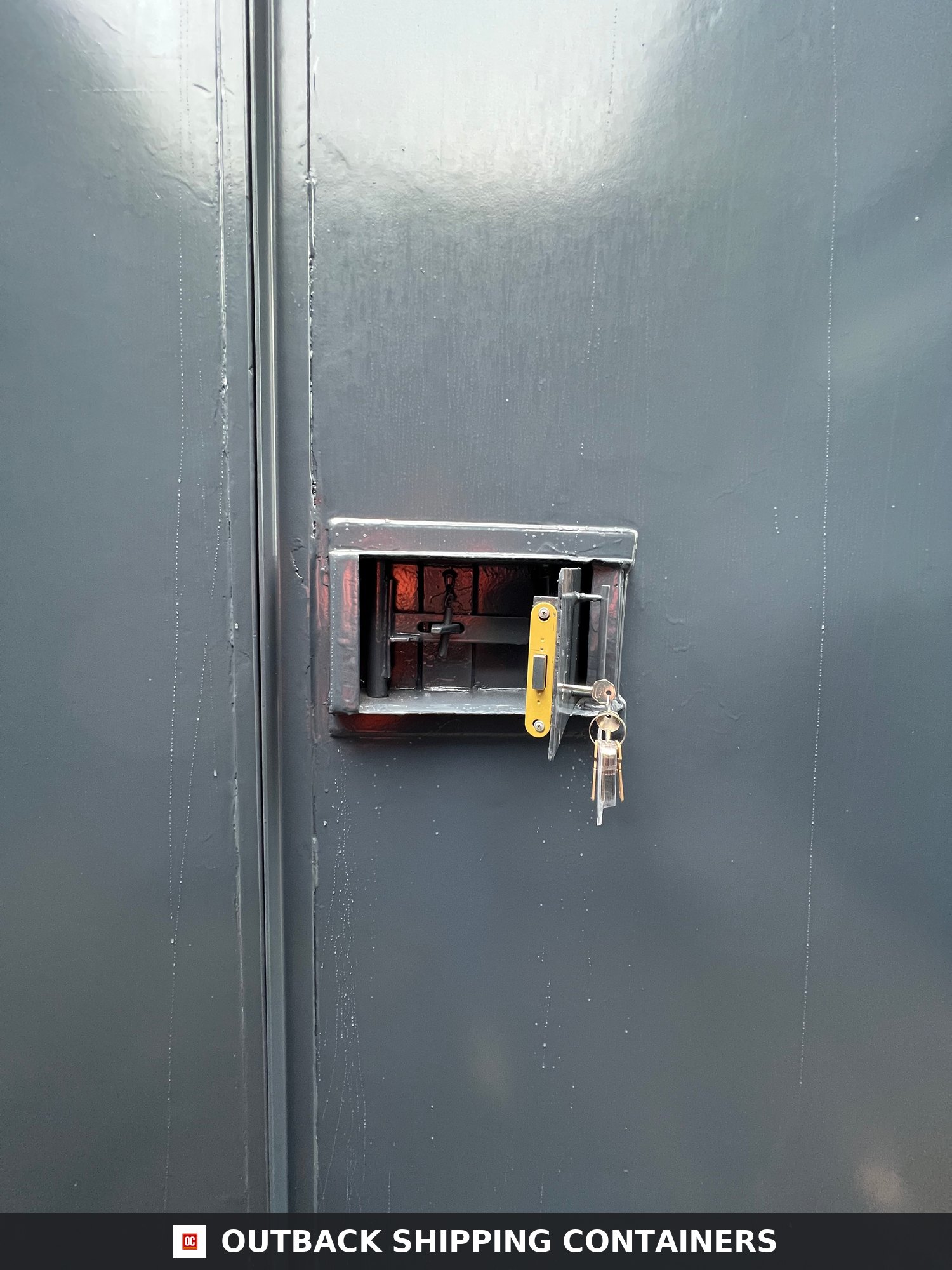 No 769 21X8FT for Sale — Window and Shutter Detail | Outback Shipping Containers CD-753 No 769 — 21 x 8 ft — Gas Storage Container — Steel Secure St — angle 8