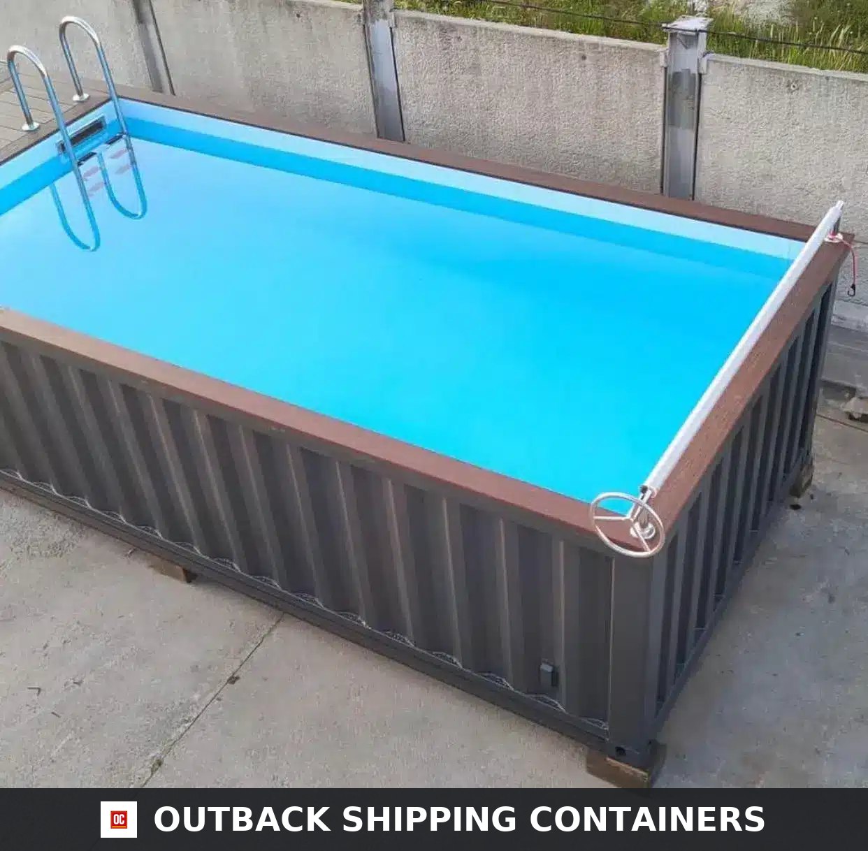 20ft Container Swimming Pool – Steel Container Pool with Filtration System — 20ft — new (image 1 of 8)
