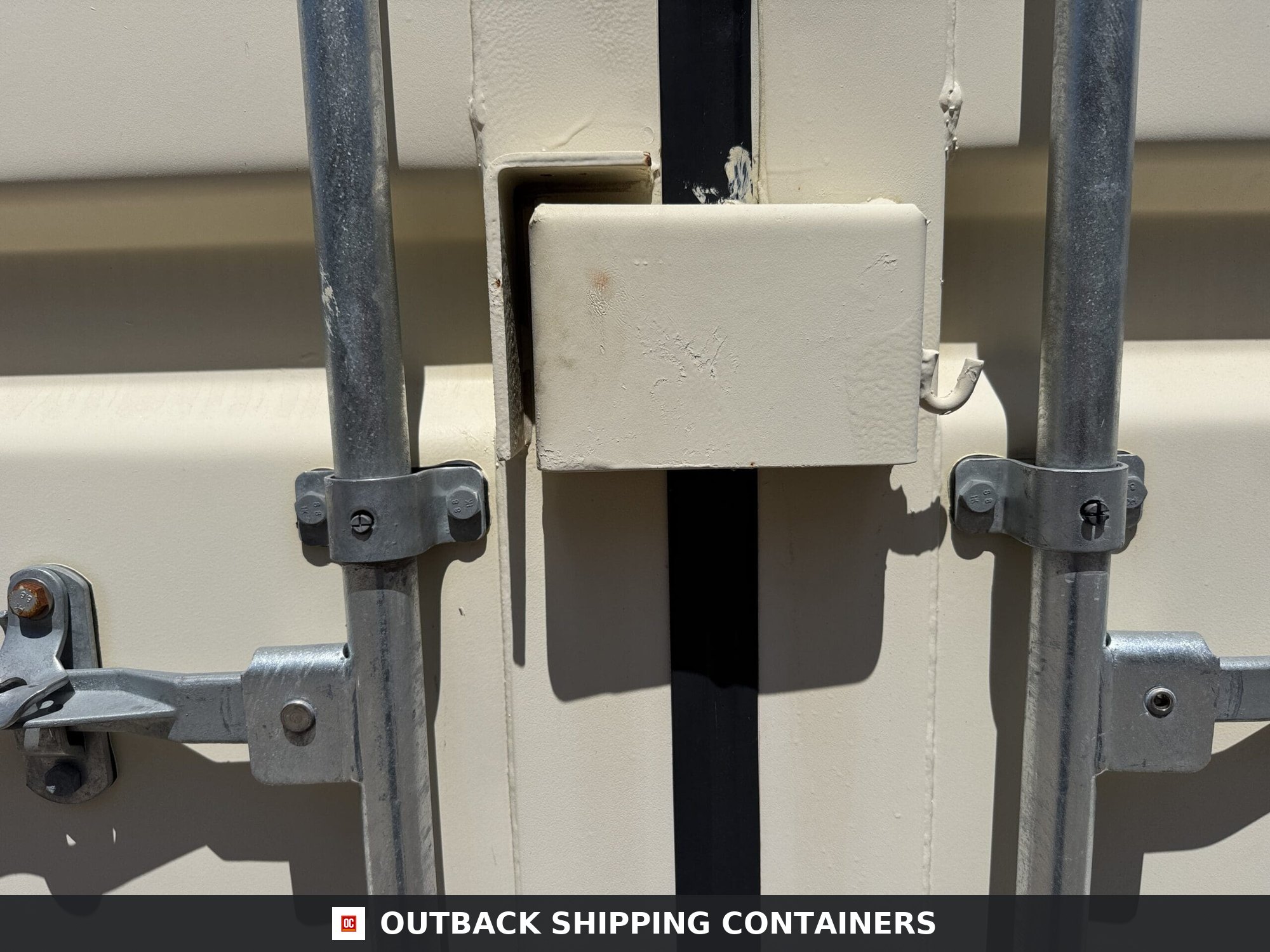 20ft Used Shipping Container – Wind & Watertight – Beige — 20ft — used (image 5 of 12)