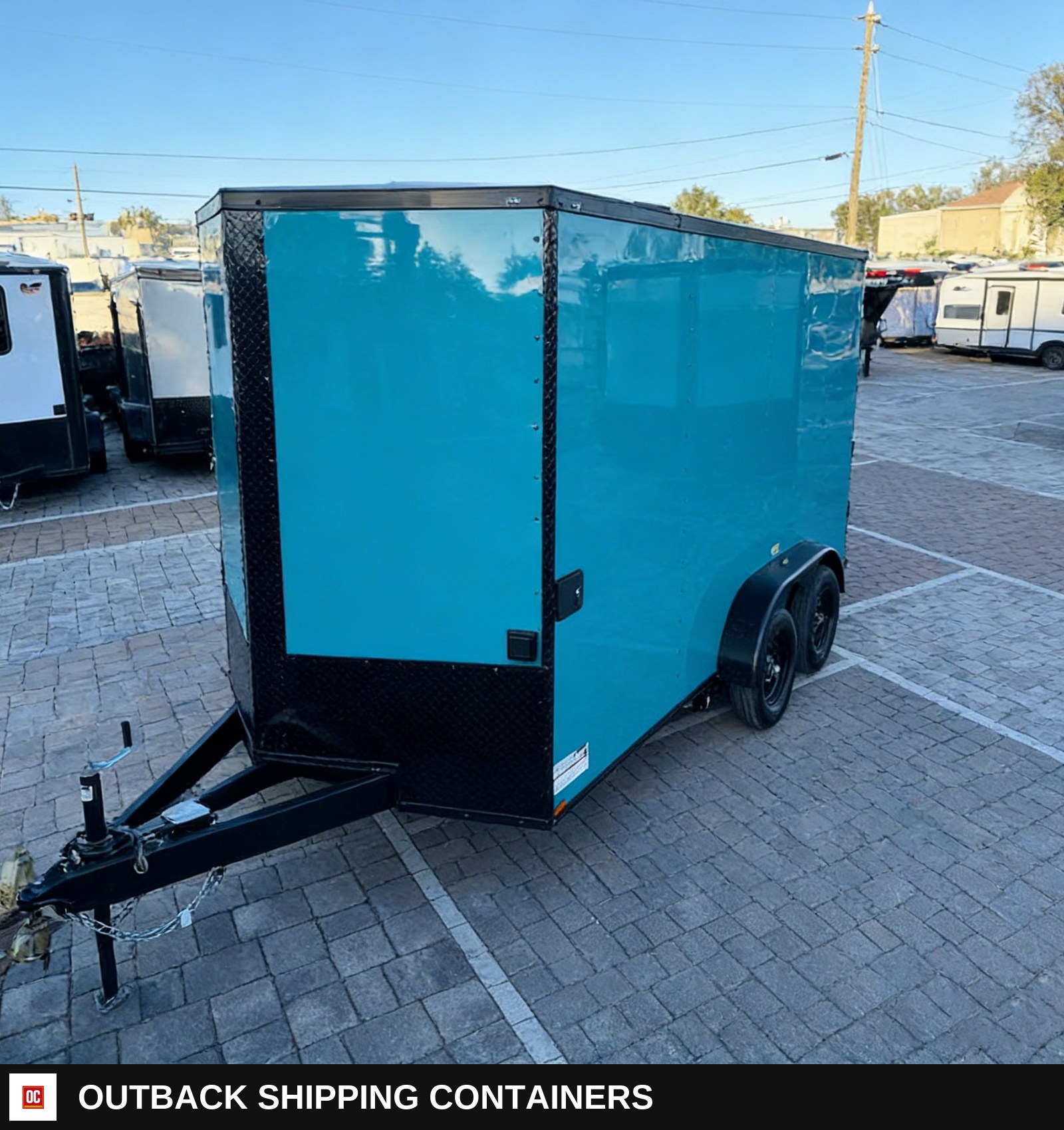 16ft Food Truck Trailer Fully Equipped Stainless Steel Rust Resistant Mobile — Serving Window And Hatch | Outback Shipping Containers 16ft Food Truck Trailer Fully Equipped Stainless Steel Rust Resistant Mobile for sale — serving window and hatch