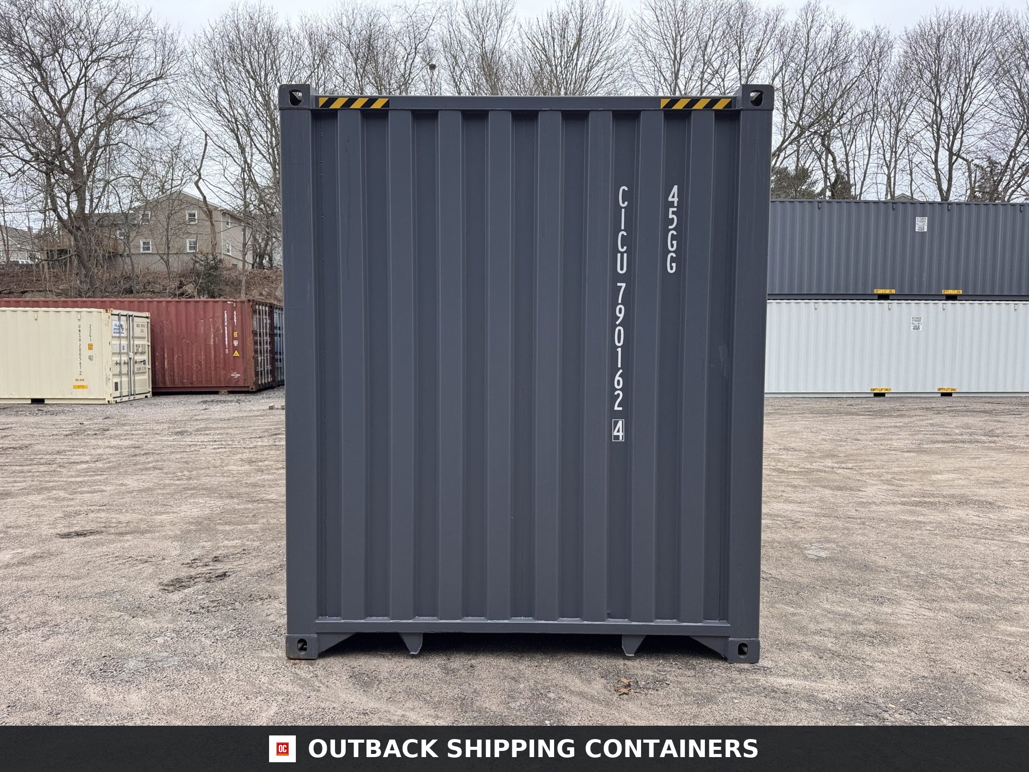 40ft New High Cube Shipping Container for Sale — Corner Casting and Frame Detail 2 3 4 5 6 7 14 40ft New High Cube Shipping Container – Wind & Watertight – Dk Gray — 40ft — new (image 10 of 12)