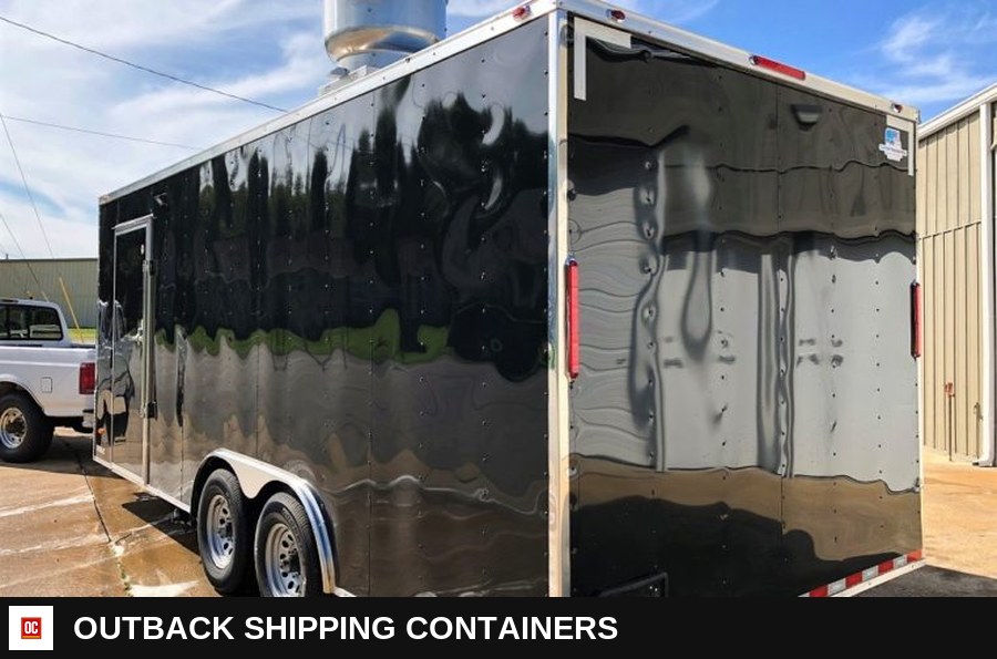 8.5x20 Equipped Concession Trailer for sale — tongue, coupler and hitch