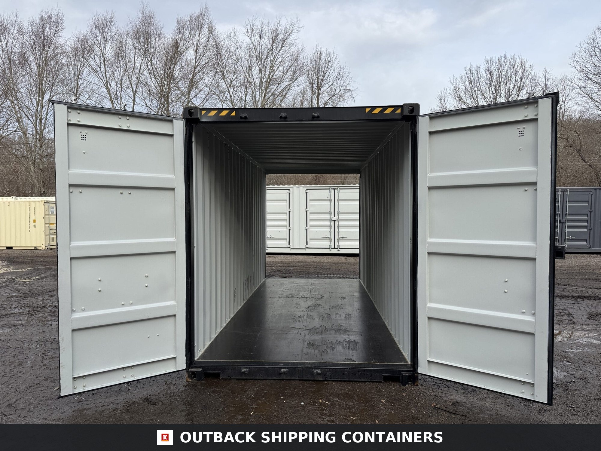 20ft New High Cube Shipping Container – Wind & Watertight – Black — 20ft — new (image 1 of 12)