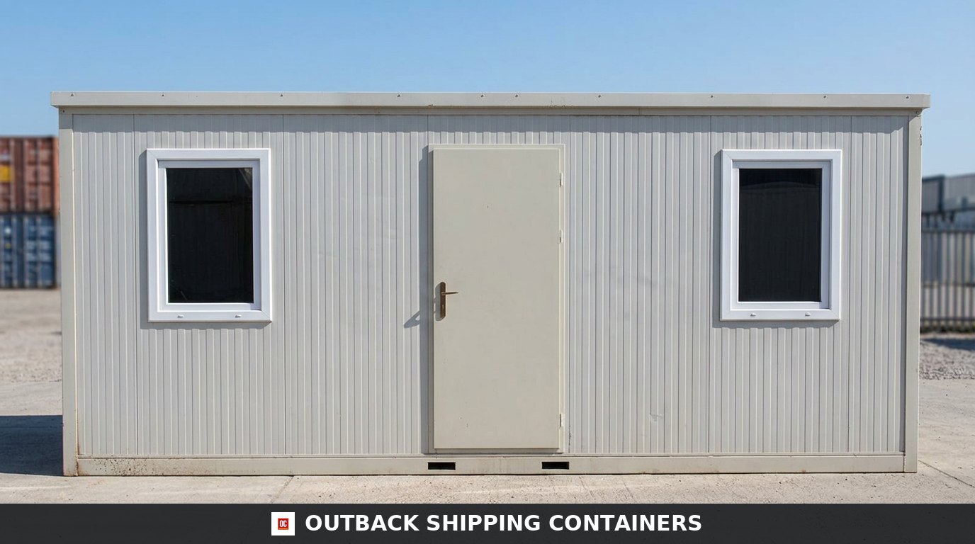(6.5m x 2.3m) Large Flat Pack Office — new — container offices (image 6 of 6)