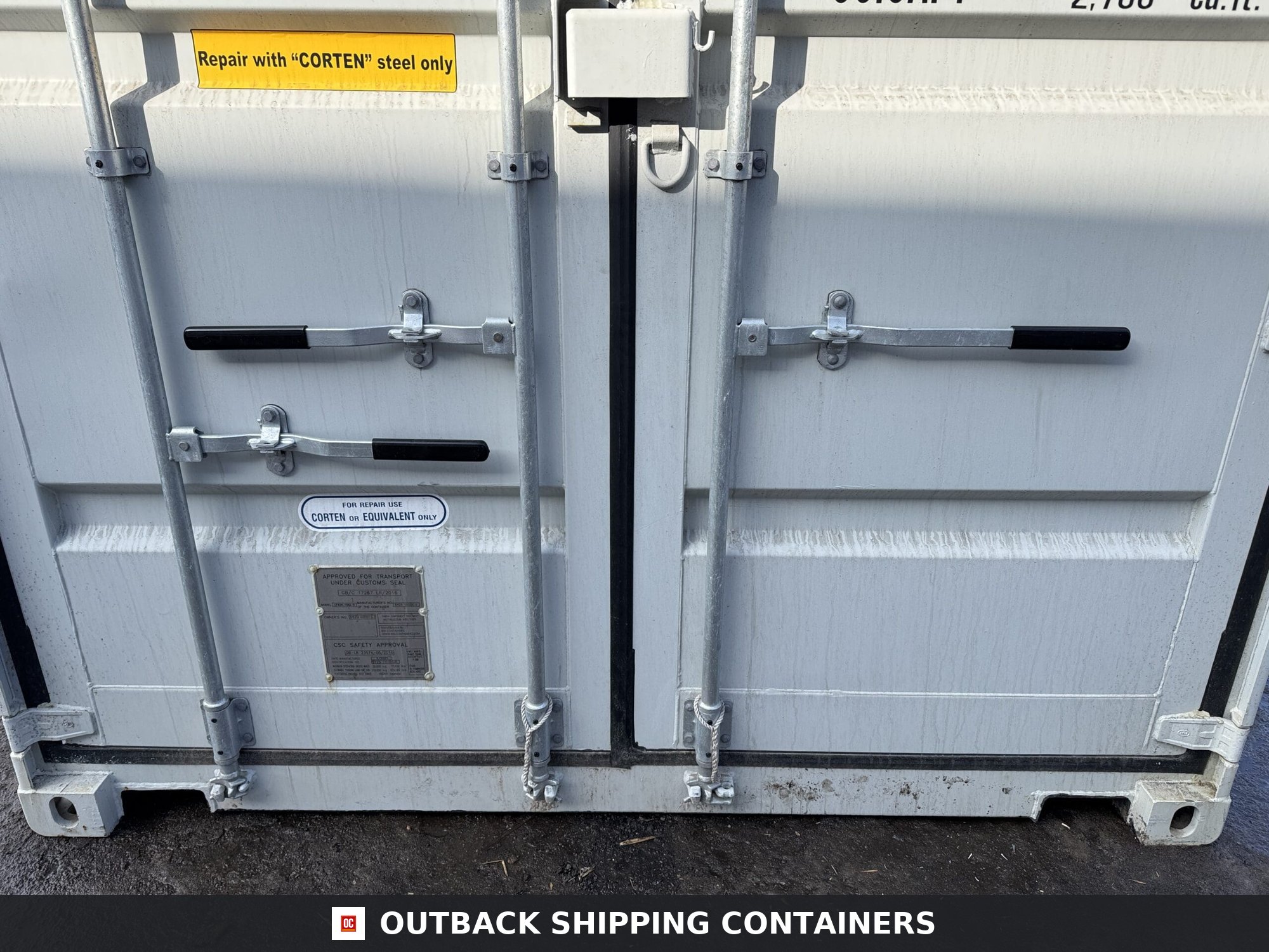 40ft New High Cube Shipping Container – Wind & Watertight – Gray — 40ft — new (image 6 of 12)