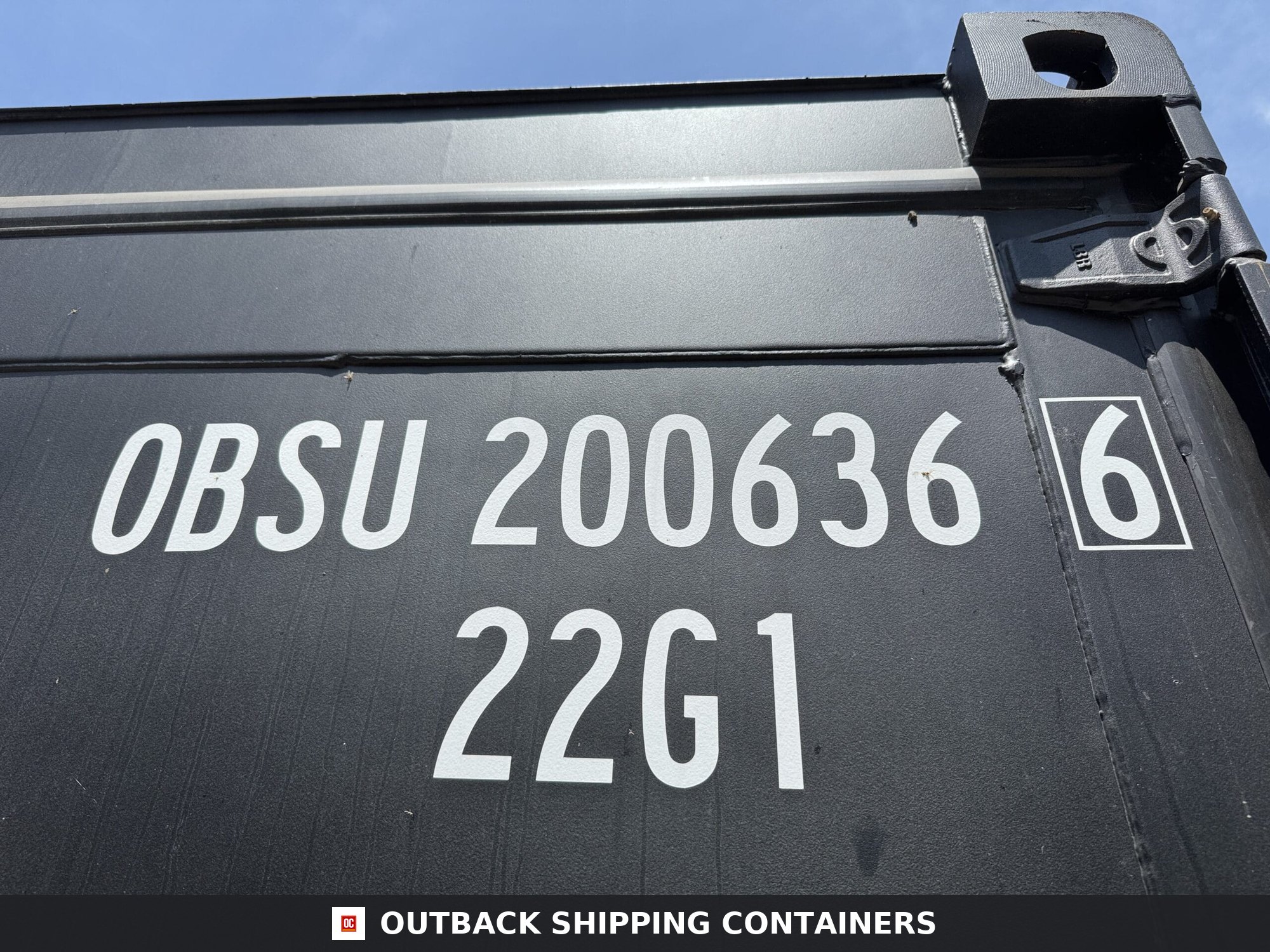 20ft New Shipping Container – Wind & Watertight – Black — 20ft — new (image 2 of 12)