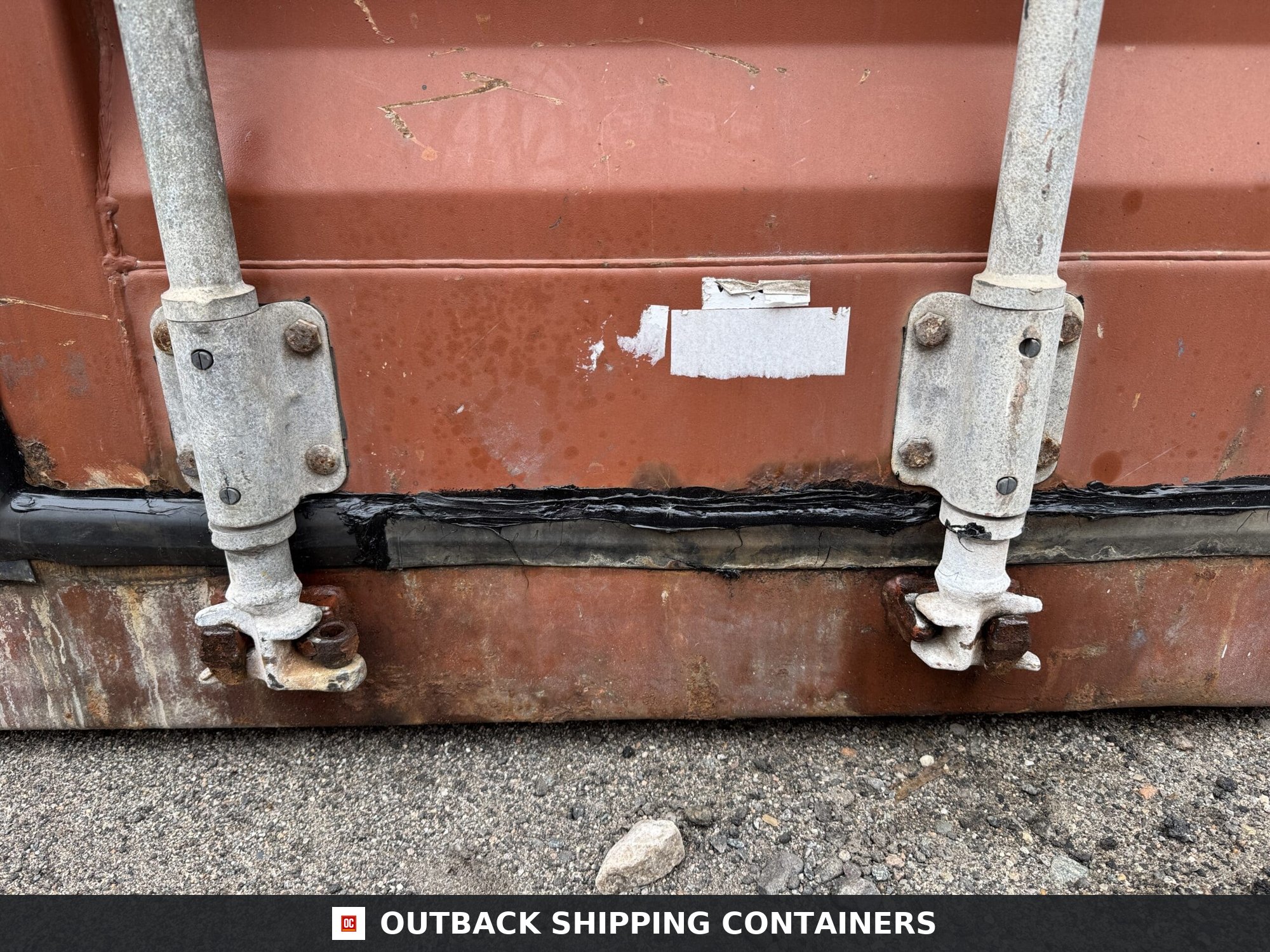20ft Used Shipping Container – Wind & Watertight – Red — 20ft — used (image 7 of 12)
