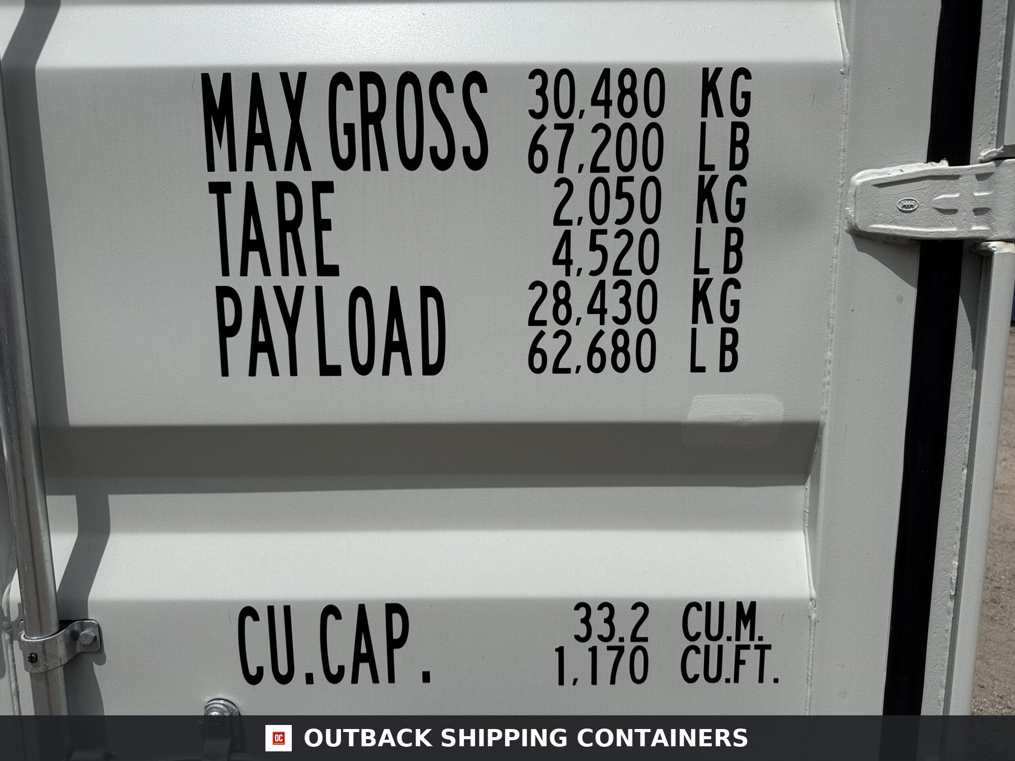 20ft New Shipping Container – Wind & Watertight – Gray — 20ft — new (image 4 of 12)