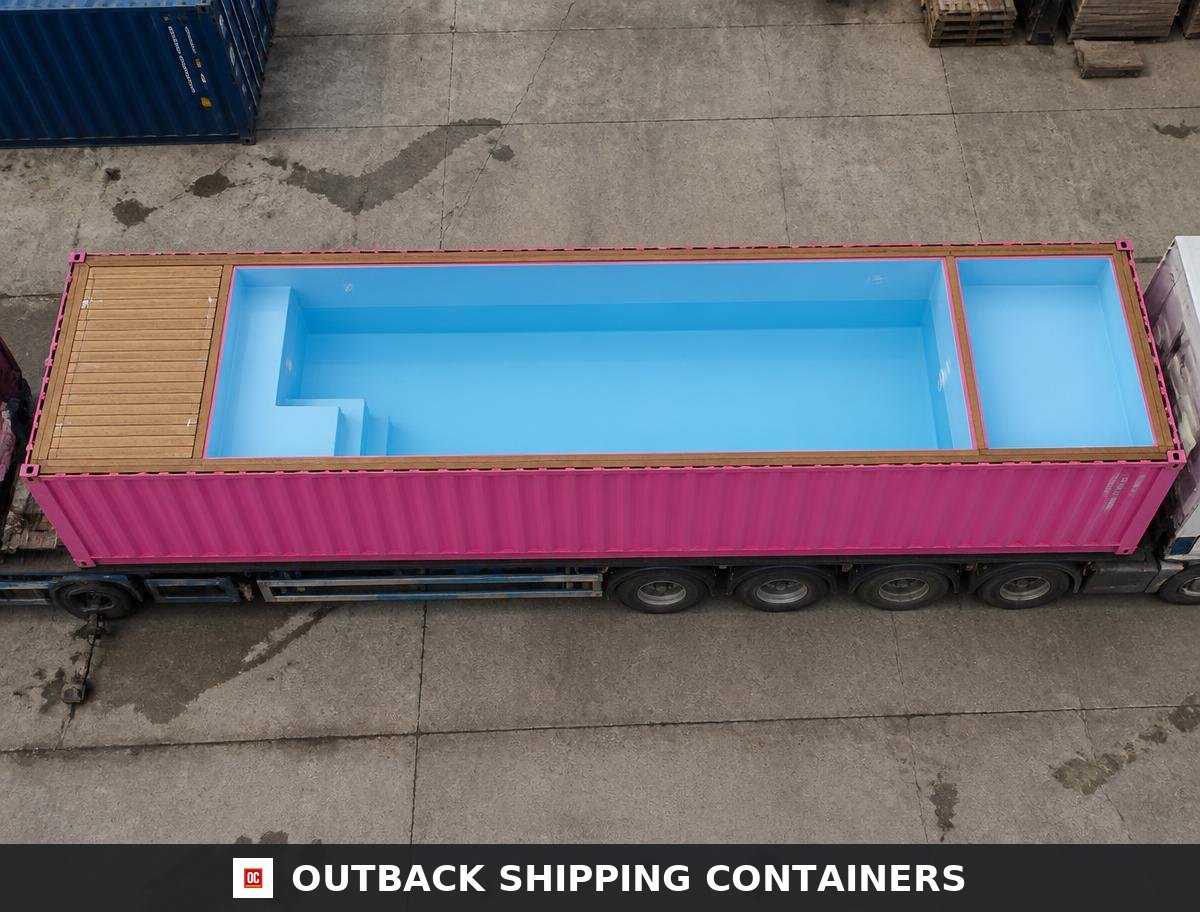 Pink 30 FT Container Pool — 30ft — new — container pools (image 4 of 4)