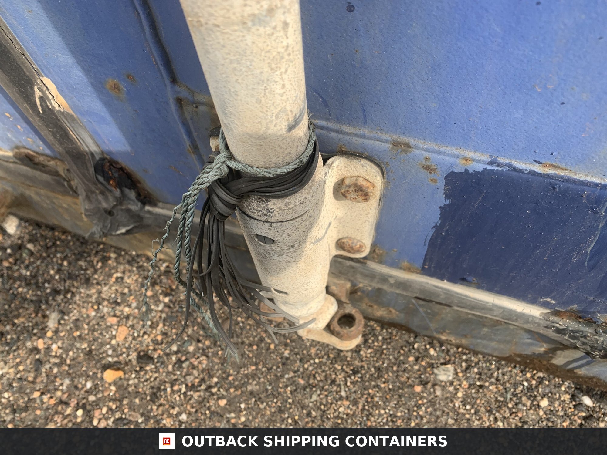 40ft Used High Cube Shipping Container – Wind & Watertight – Blue — 40ft — used (image 4 of 12)