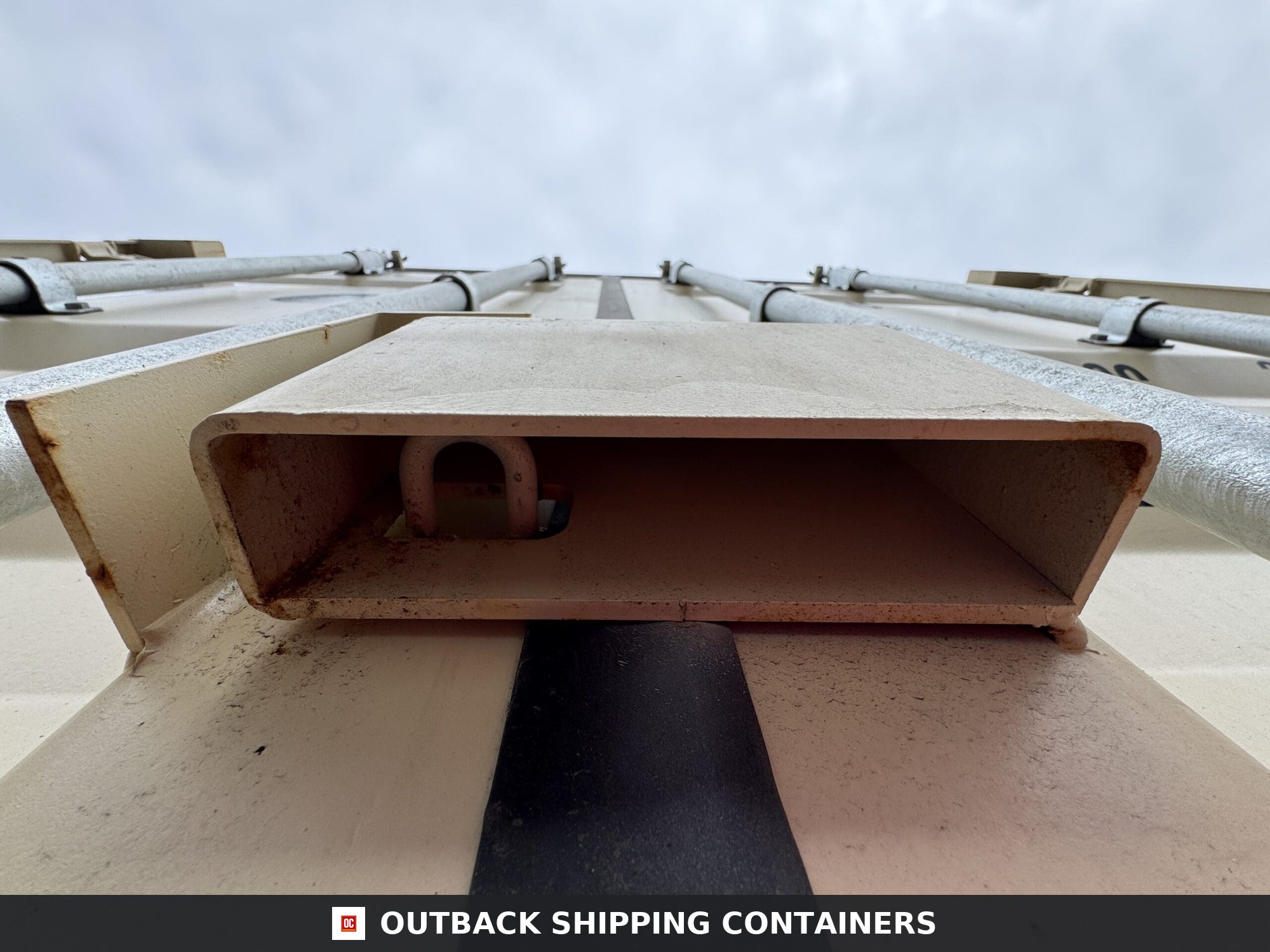 40ft New High Cube Shipping Container – Wind & Watertight – Beige — 40ft — new (image 4 of 12)