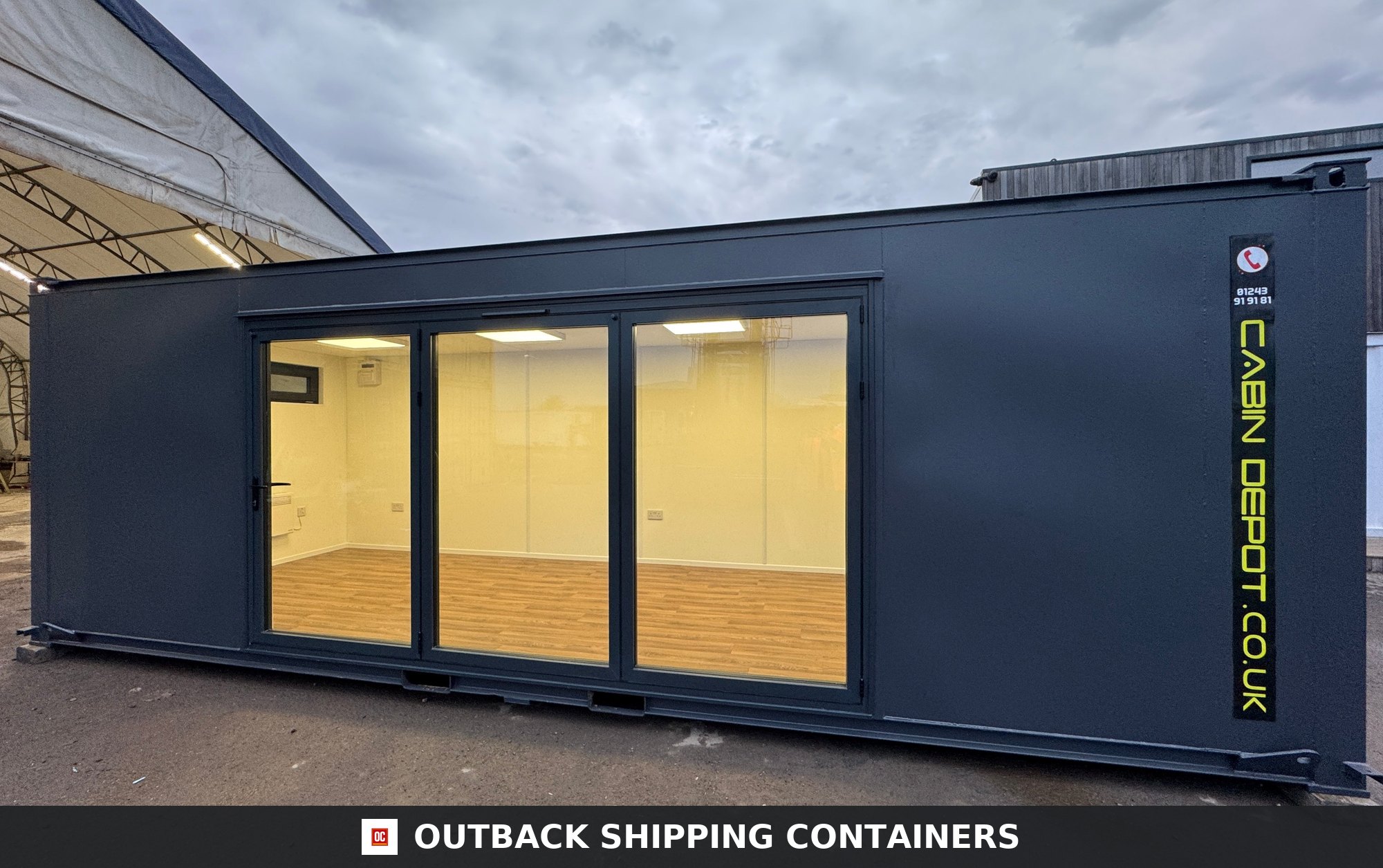 24x9ft for Sale — Interior Detail | Outback Shipping Containers 2 3 4 24x9ft — CUSTOM Cabin — image 6 of 15