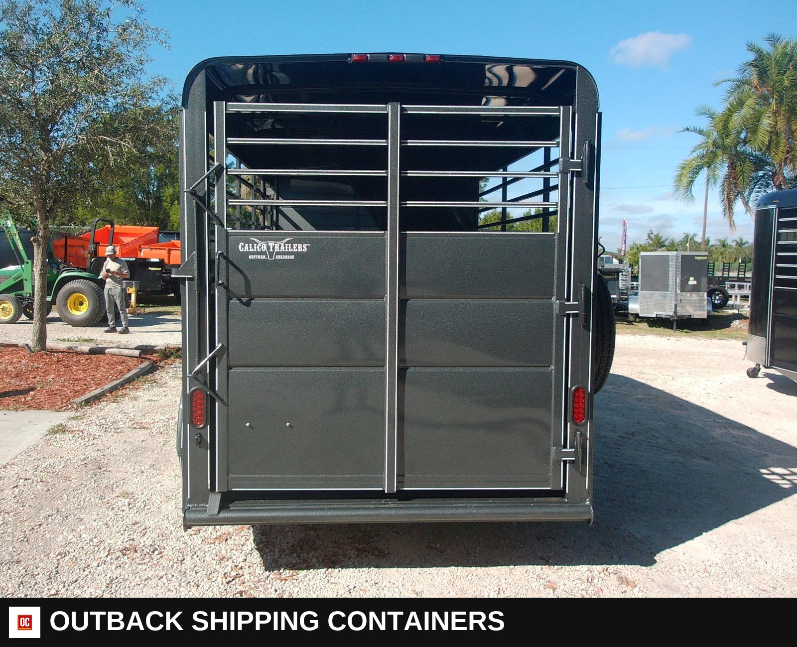New 2026 Calico 6 x 16 Three Horse Trailer 7k GVWR — Undercarriage, Axles And Suspension | Outback Shipping Containers New 2026 Calico 6 x 16 Three Horse Trailer 7k GVWR for sale — undercarriage, axles and suspension