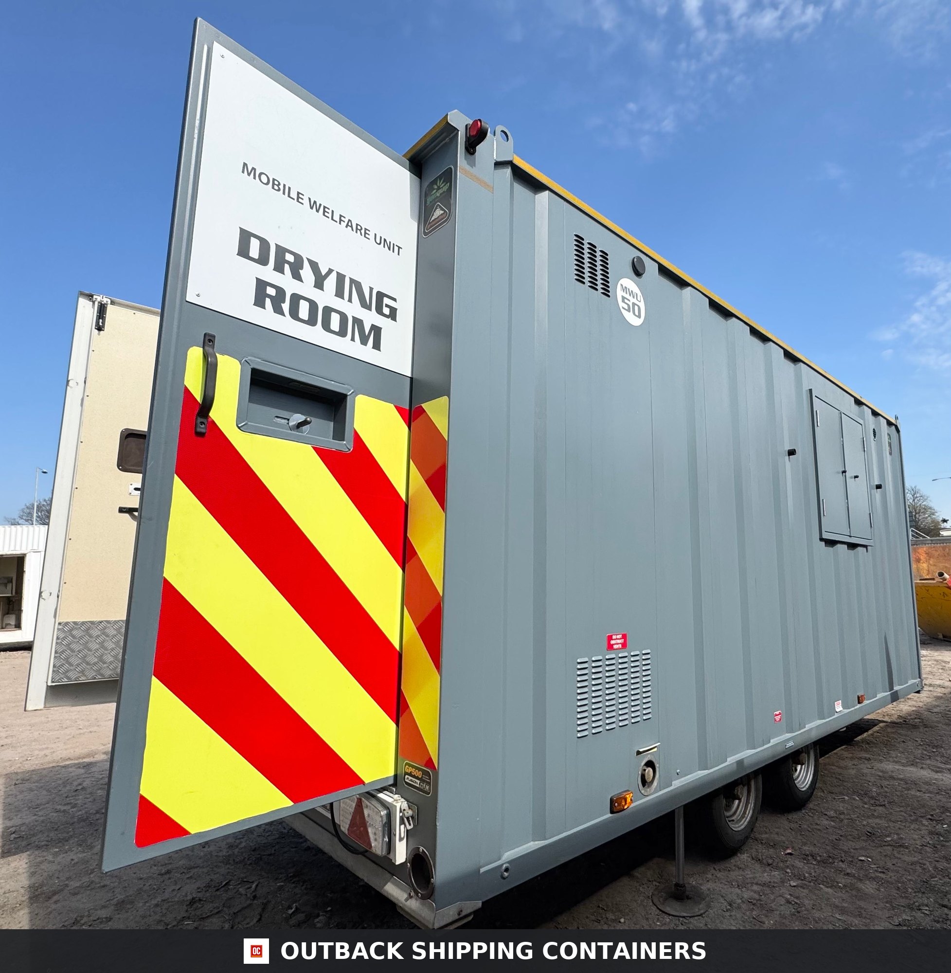 Groundhog Towable Mobile Welfare | 2019 Twin Axle 16ft Welfare | GPO500 — Side Profile View Groundhog GPO500 Twin Axle Mobile Welfare Unit No 1444