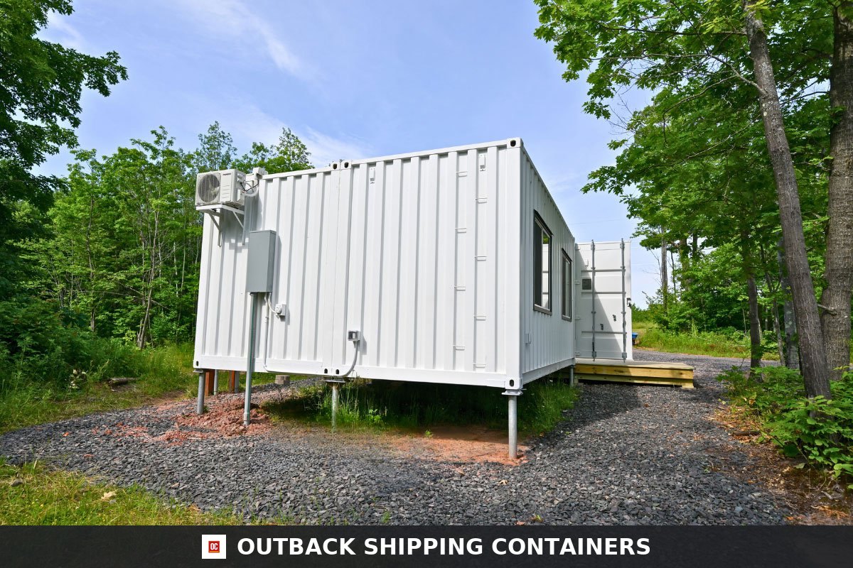 Luxury 2 Bedroom Shipping Container Home | 40ft + 20ft Modern — Window and Shutter Detail Luxury 2 Bedroom Shipping Container Home | 40ft + 20ft Modern Container House | The Fulton — 20ft — new (image 8 of 14)