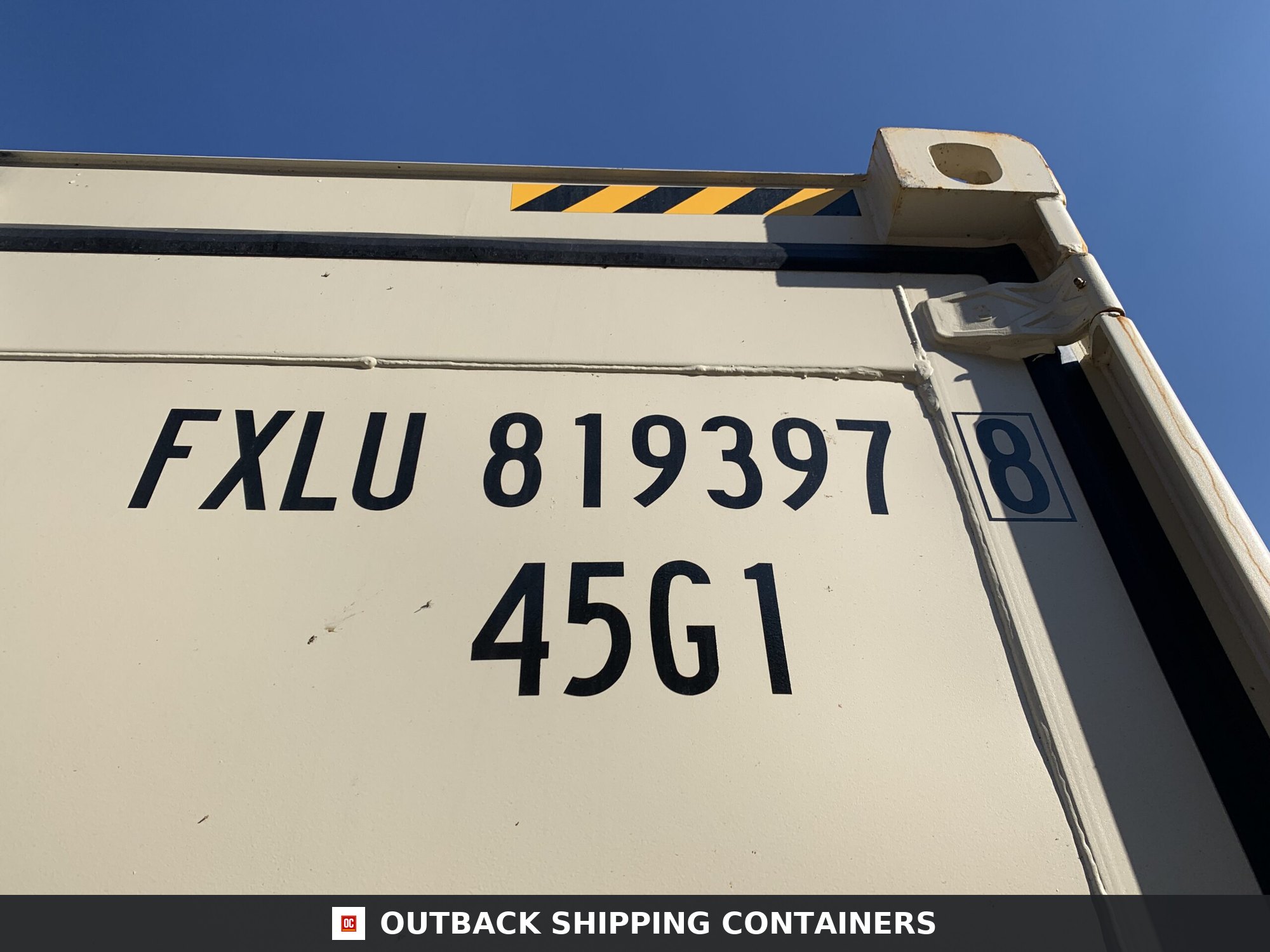 40ft New High Cube Shipping Container – Wind & Watertight – Beige — 40ft — new (image 2 of 12)