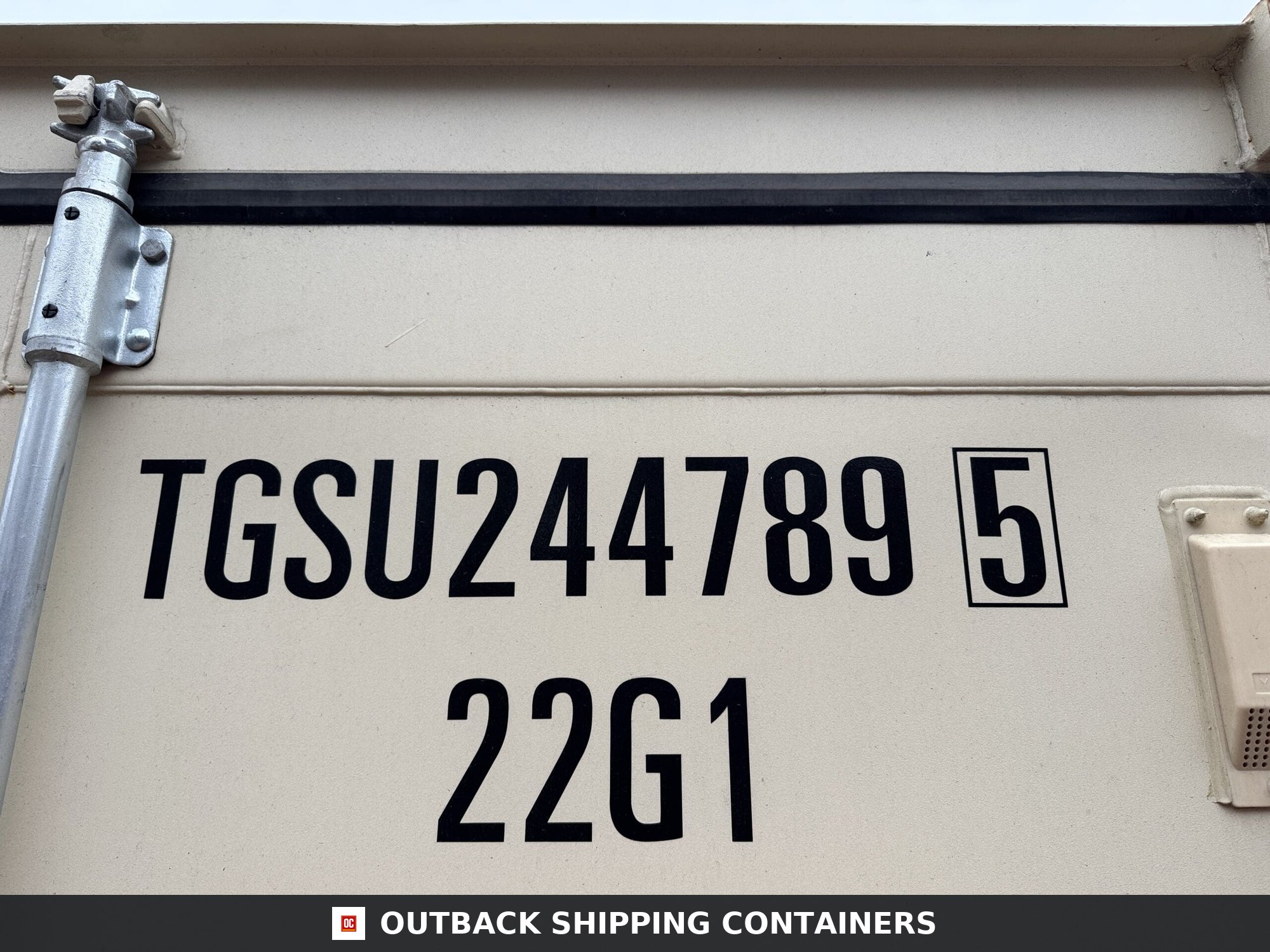 20ft New Shipping Container – Wind & Watertight – Beige — 20ft — new (image 2 of 12)
