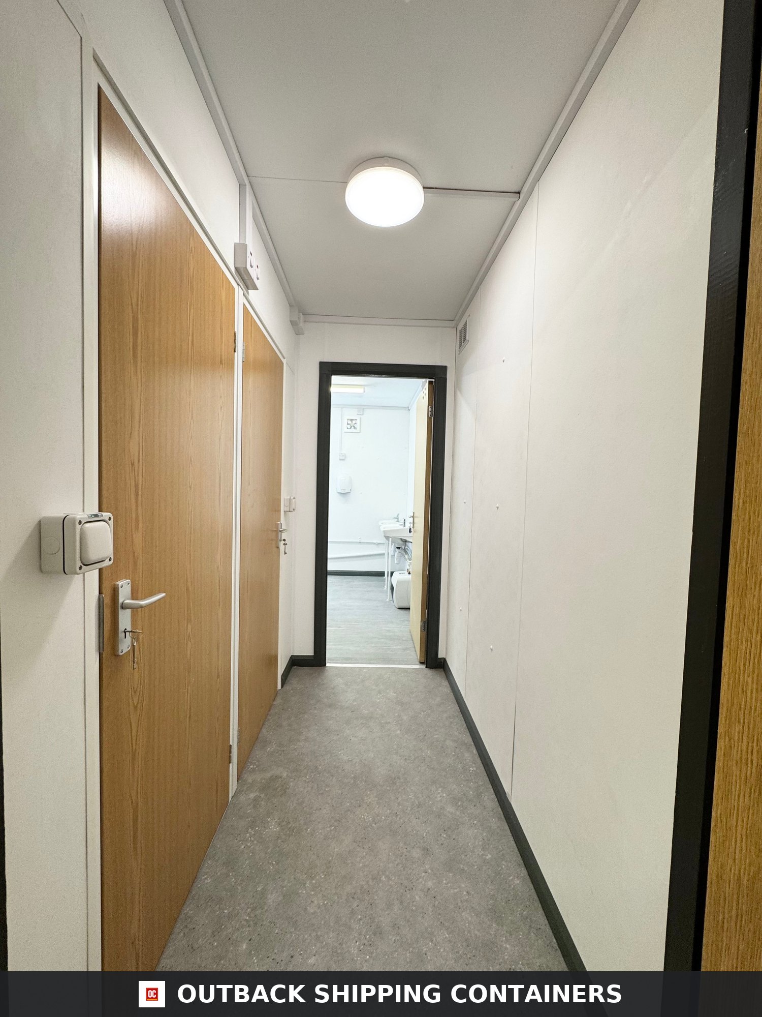 32x10ft for Sale — Window and Shutter Detail | Outback Shipping Containers 32x10ft — Toilet Block + Twin Shower Room + Drying Room — image 8 of 15